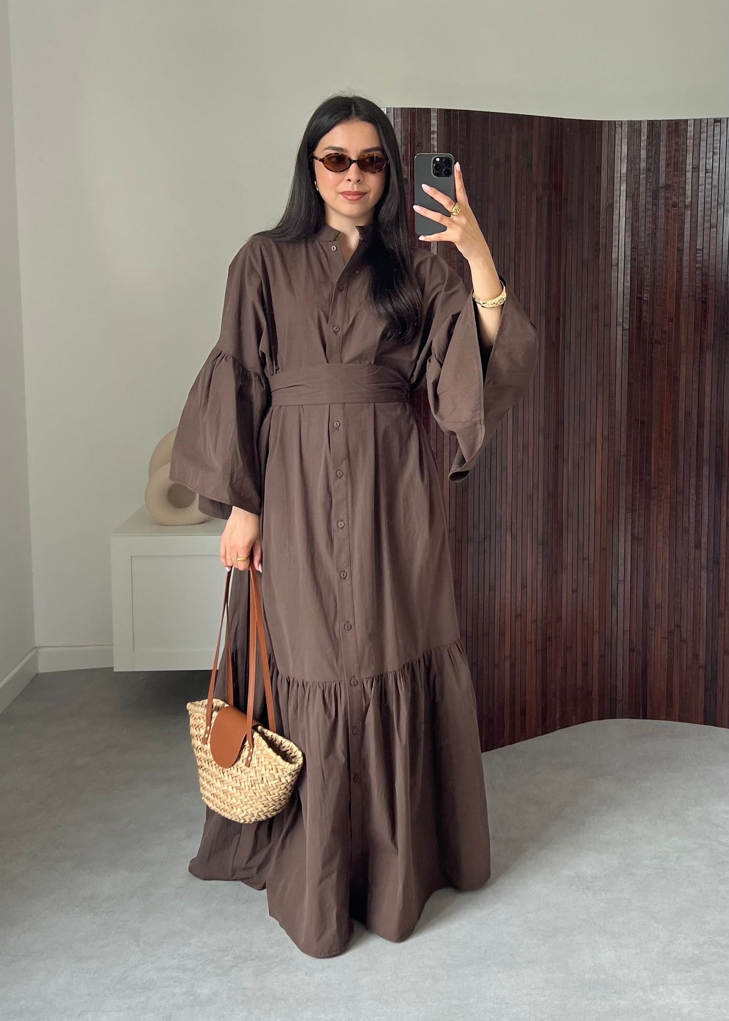 ROBE MIRA MARRON