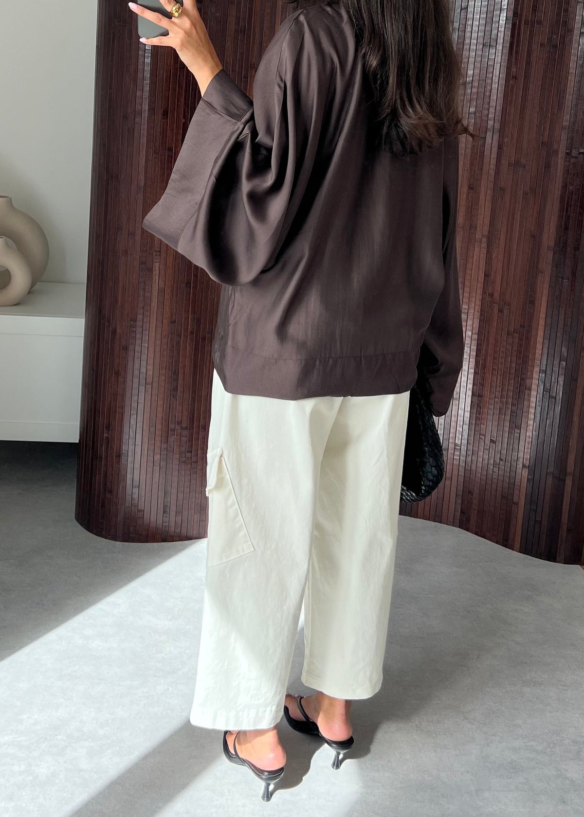 BLOUSE MARRON