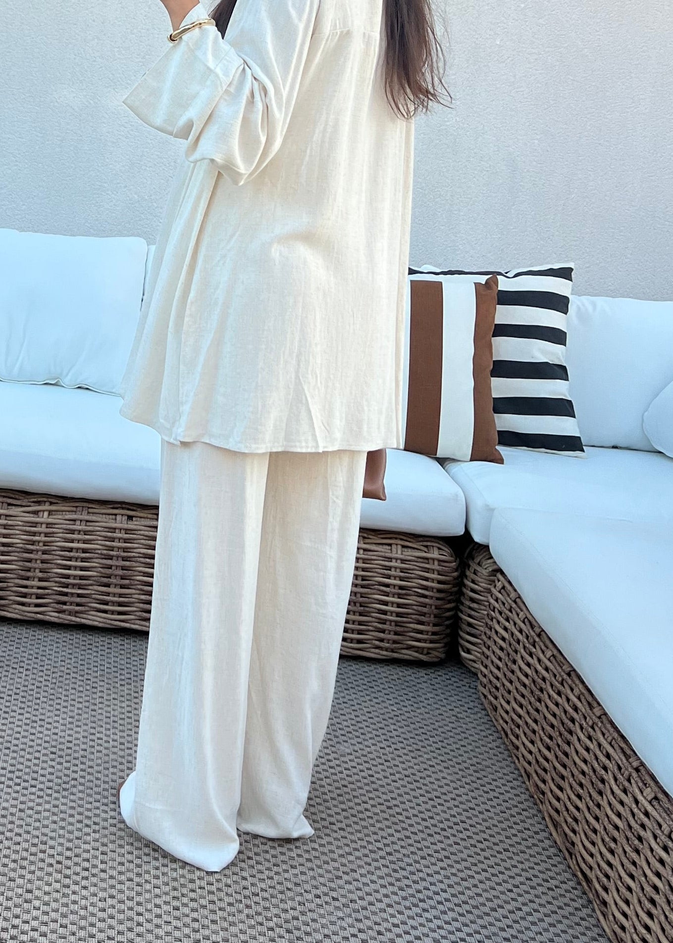 ENSEMBLE LIN MINA BEIGE