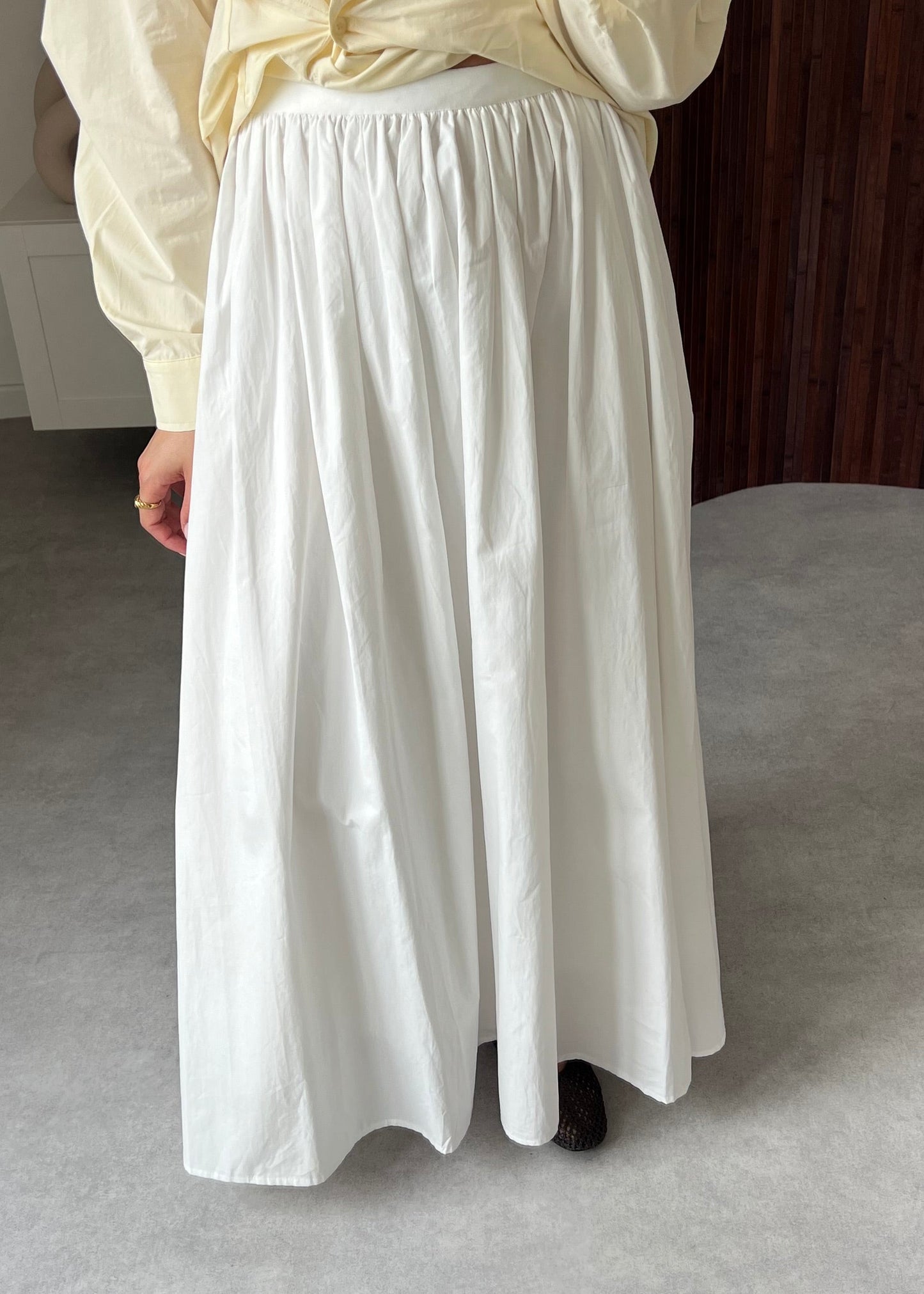 JUPE LONGUE BLANCHE
