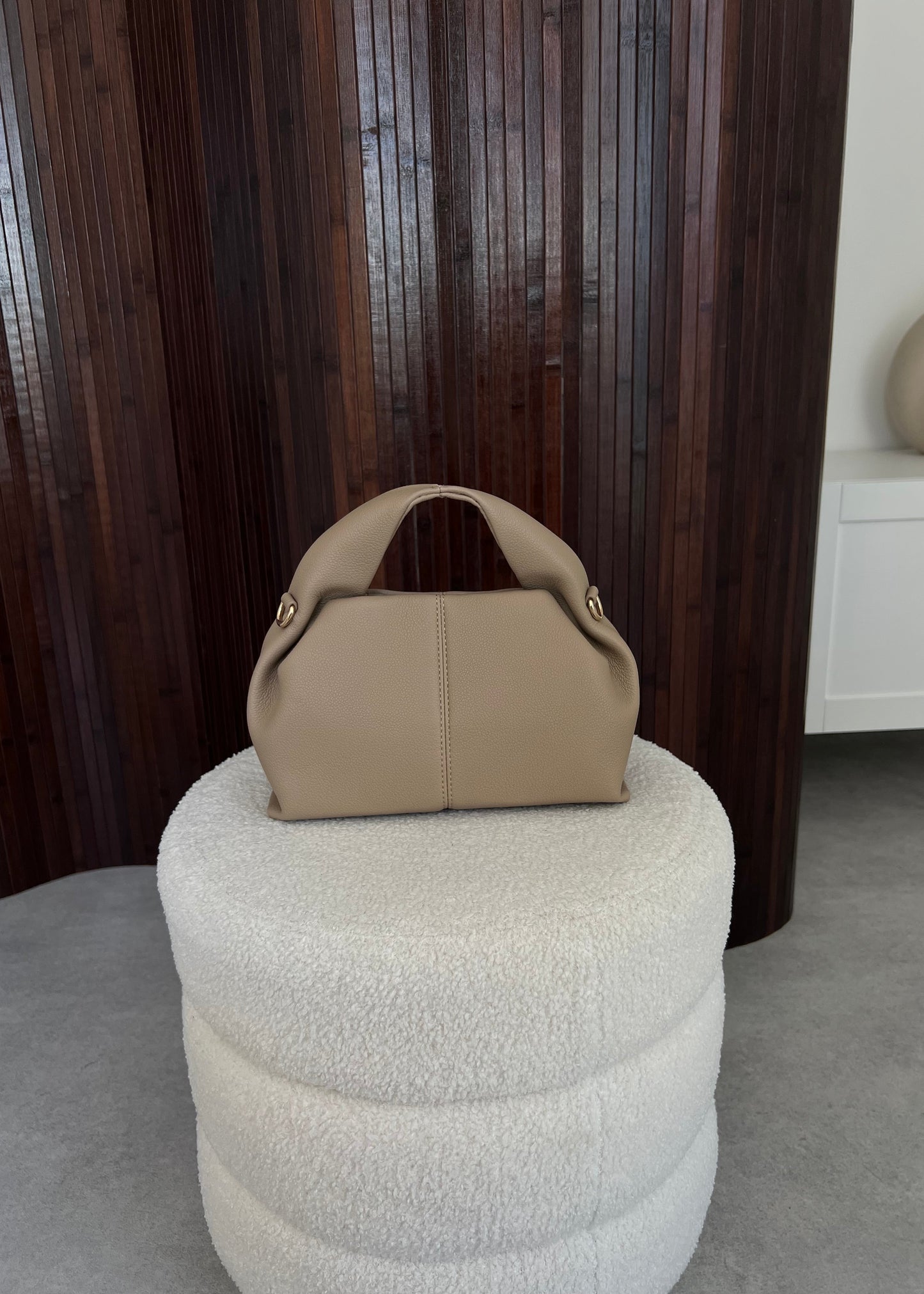 SAC SOLÈNE BEIGE TAUPE