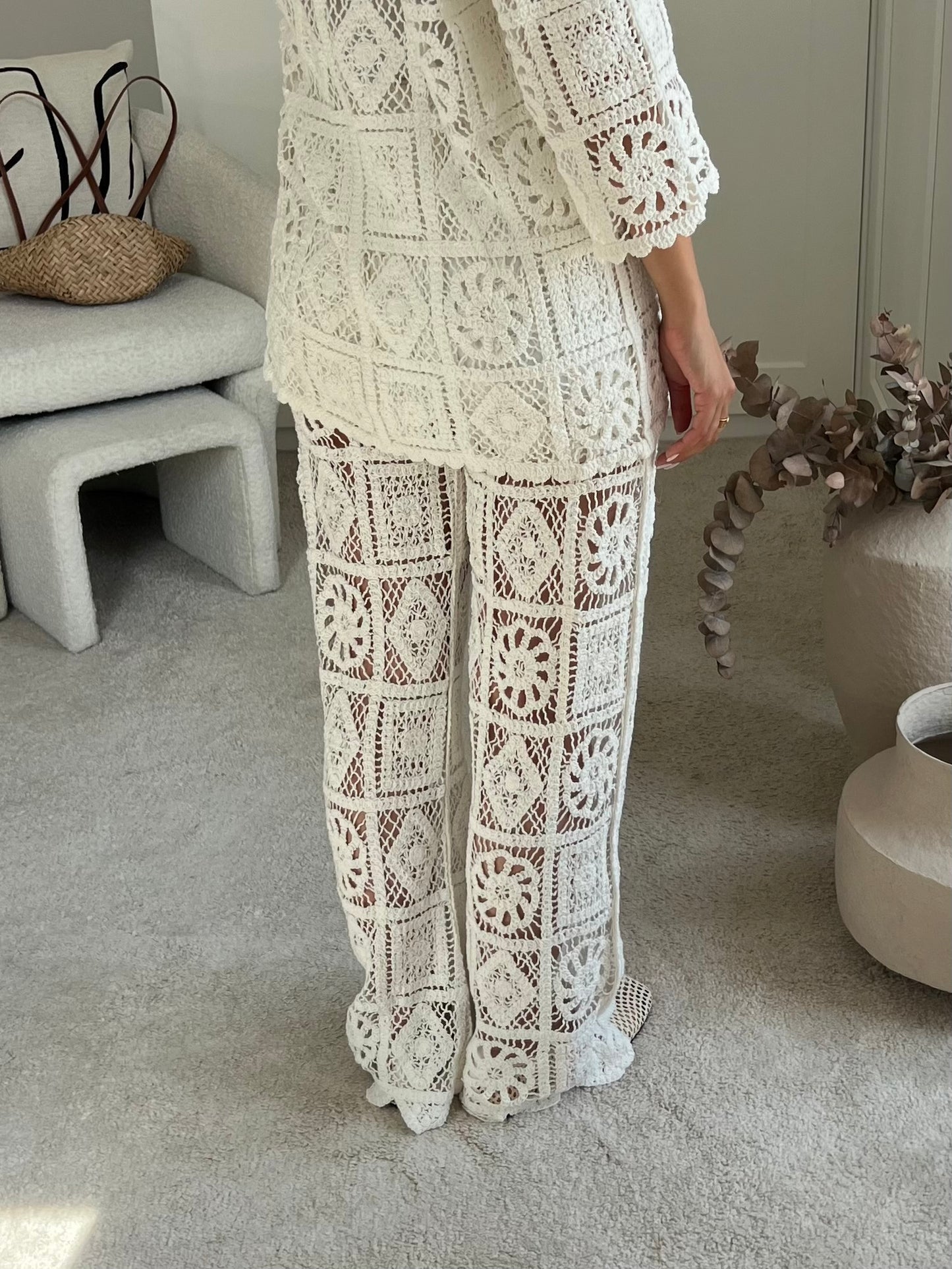 ENSEMBLE CROCHET BLANC