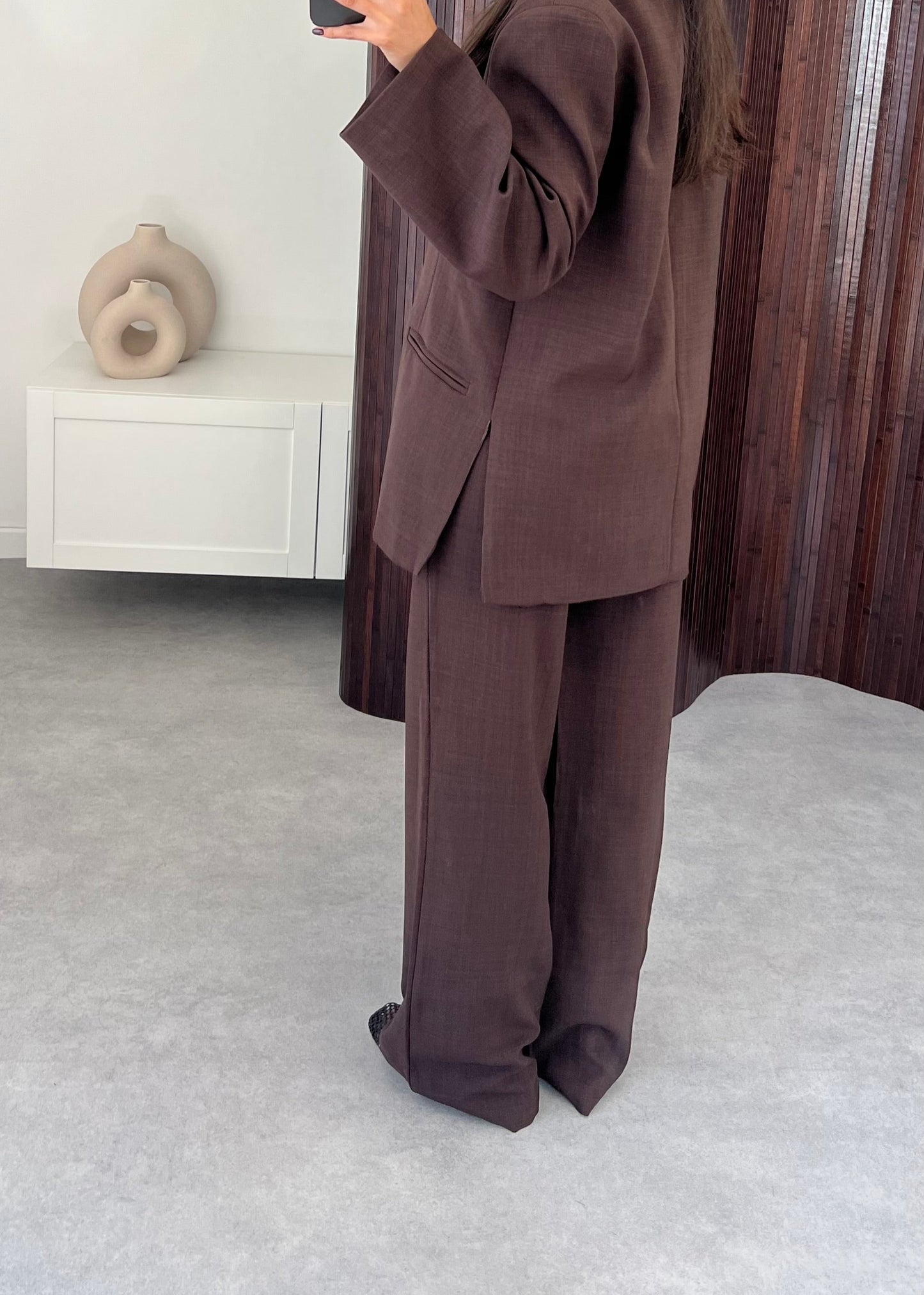 ENSEMBLE BLAZER MARRON