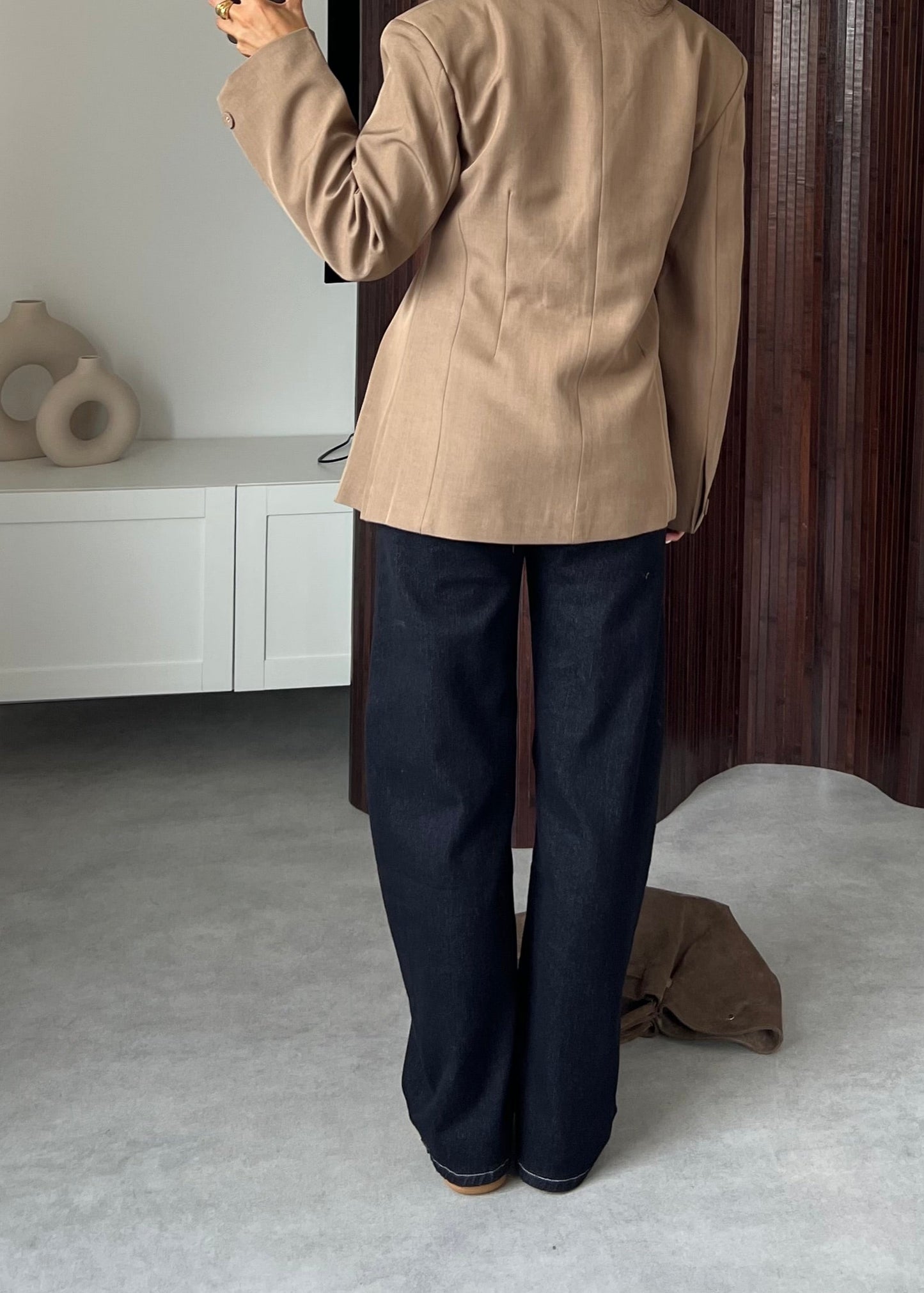 BLAZER CINTRÉ BEIGE