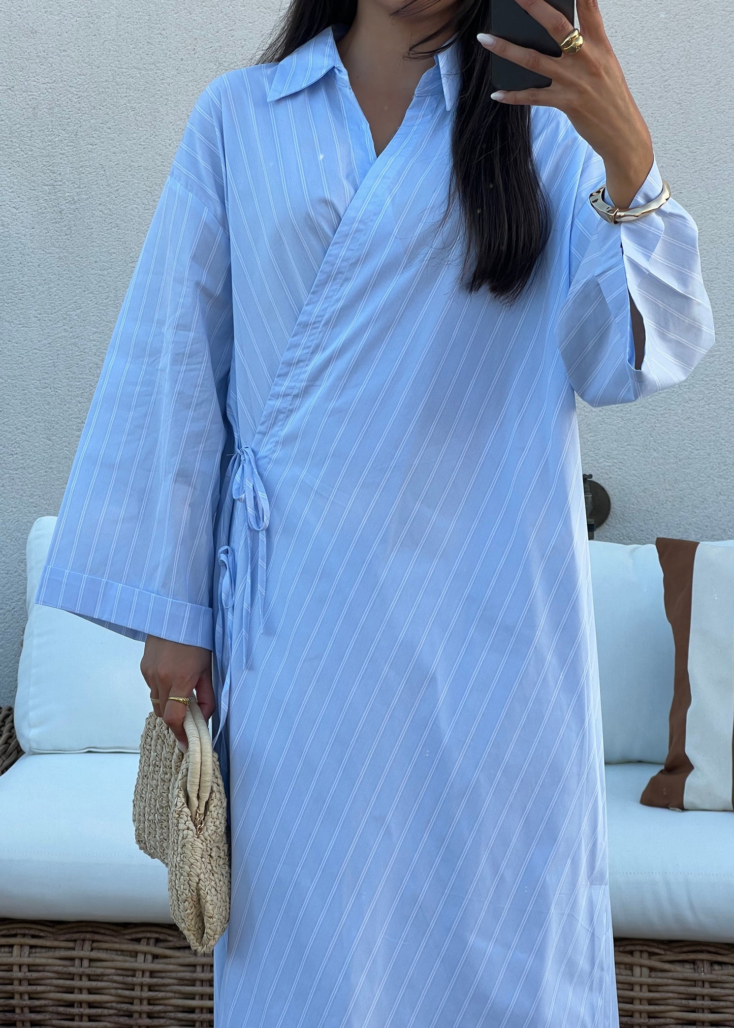 ROBE CHEMISE RAYURE