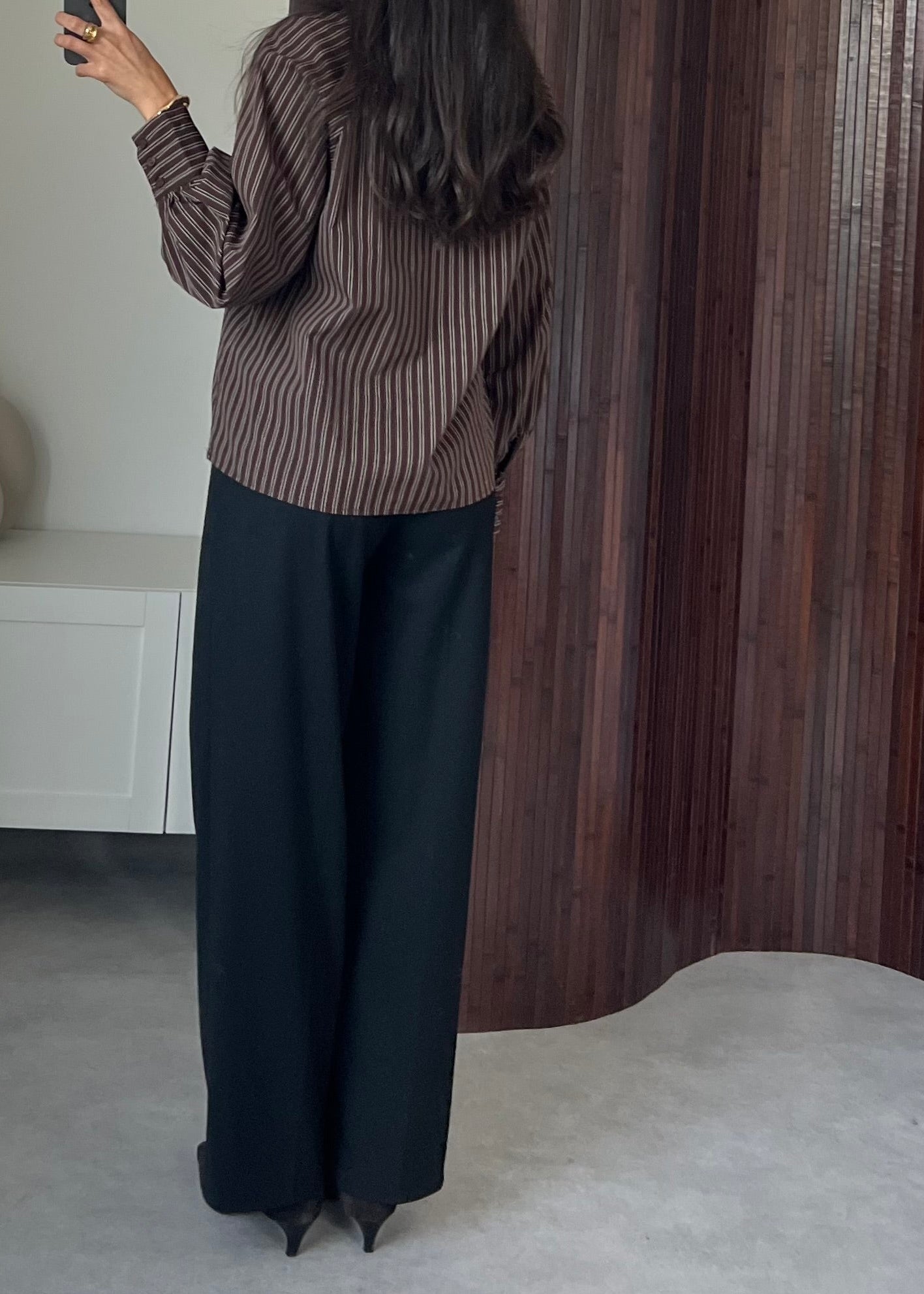 CHEMISE CHOCO RAYURE