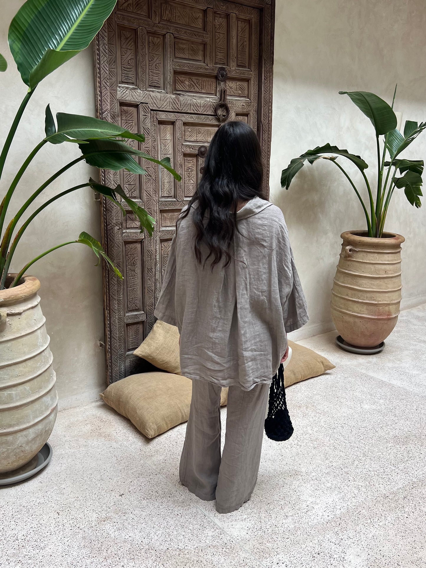 TAUPE LINEN SUPERIOR SET