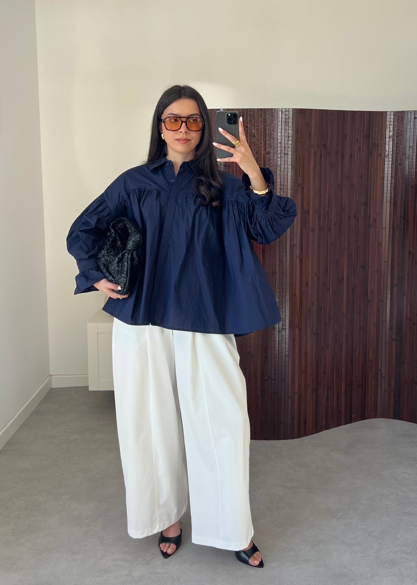 PANTALON BALLON BLANC