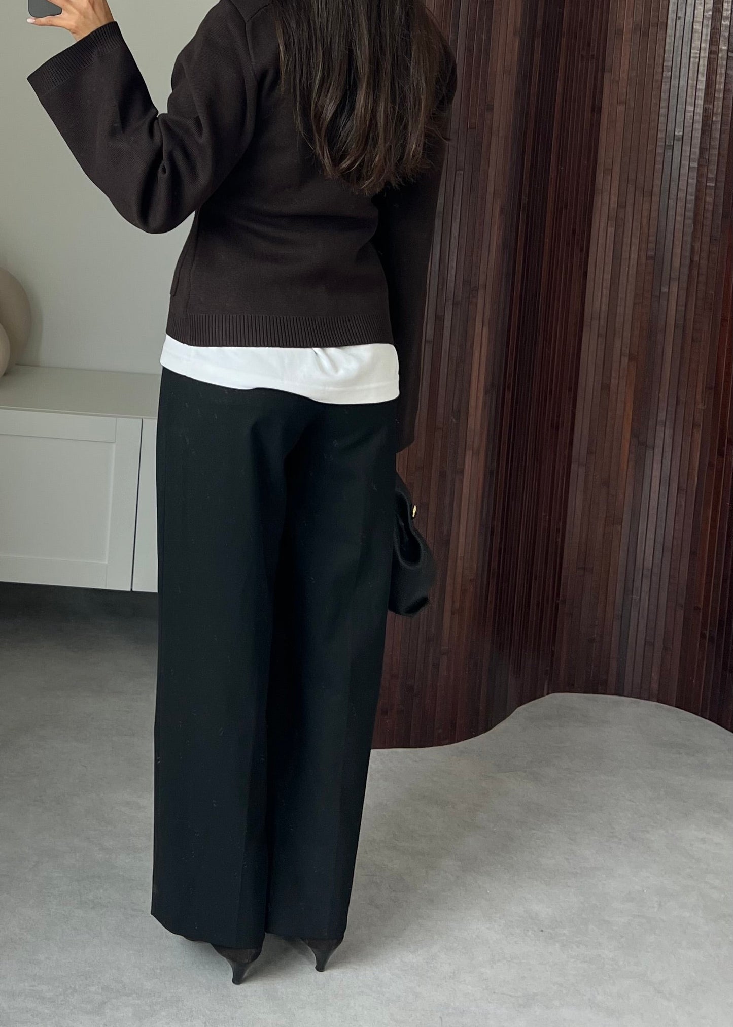 CARDIGAN CINTRÉ CHOCO