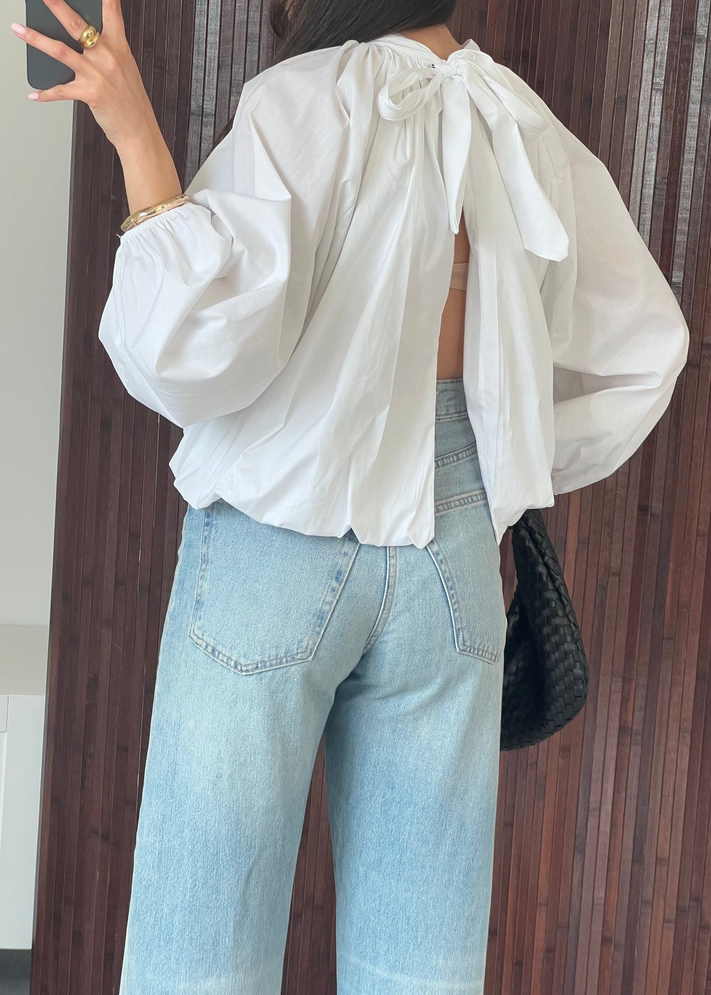 BLOUSE DOS NU BLANCHE