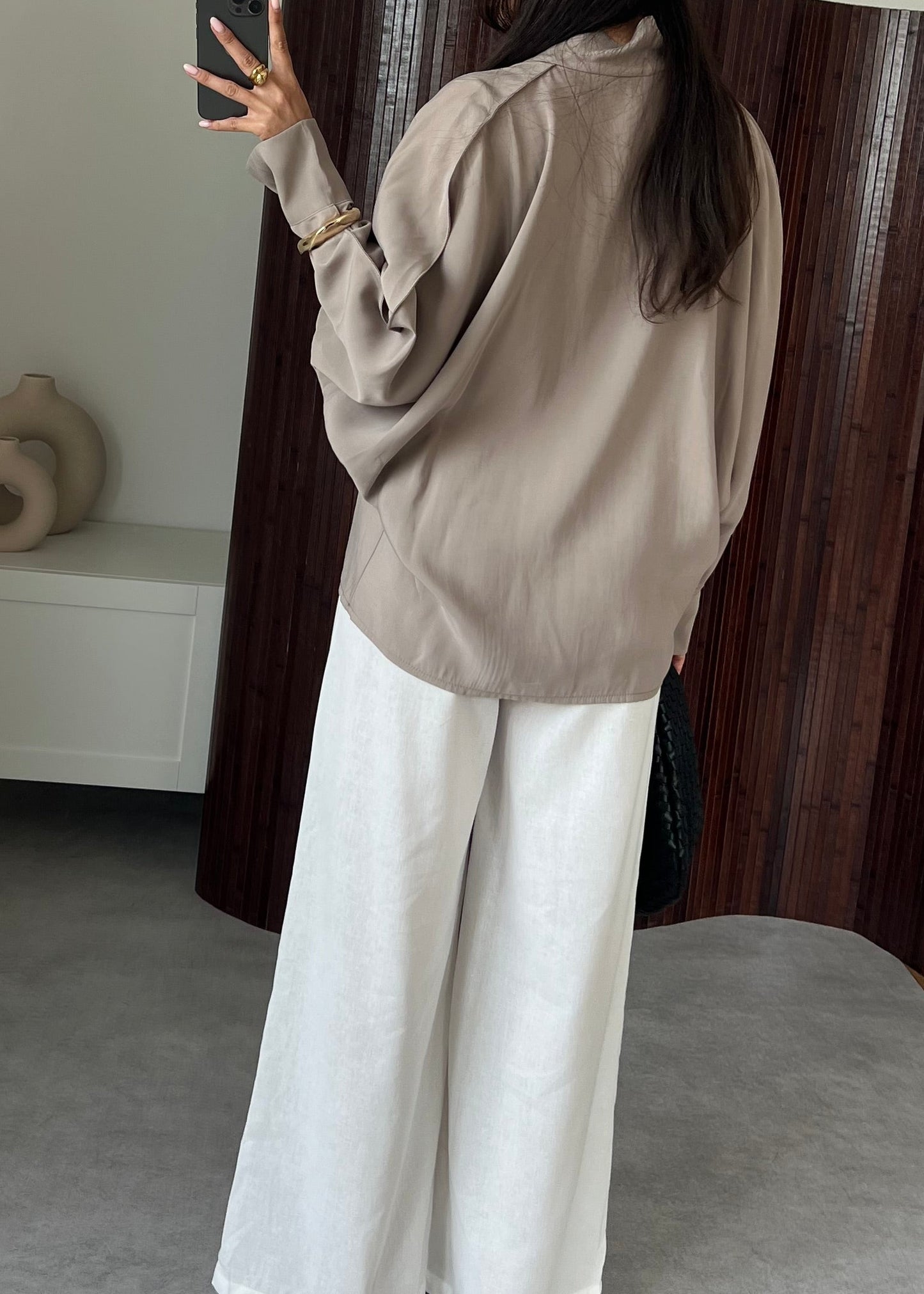 BLOUSE CLASSY TAUPE