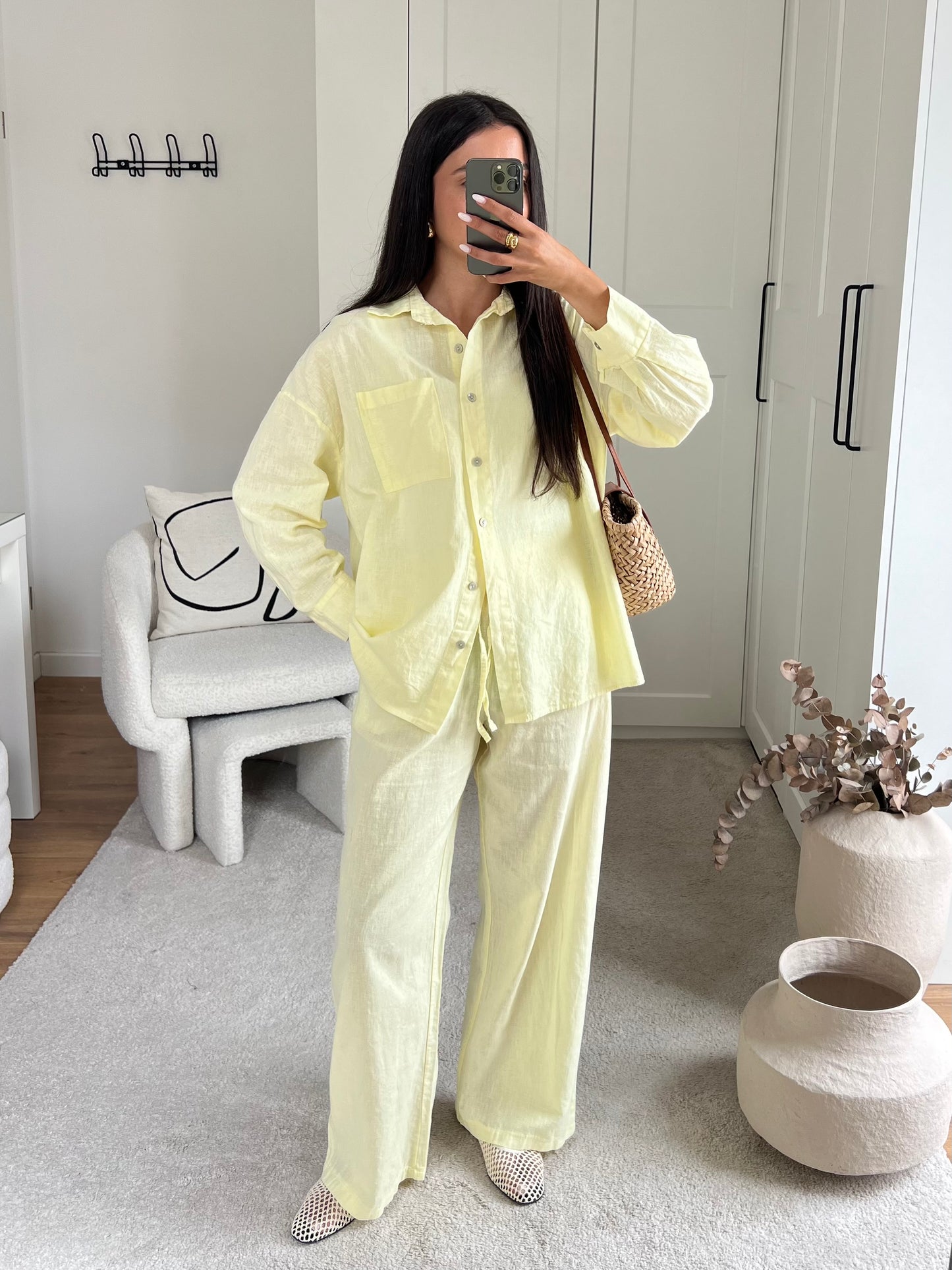 ENSEMBLE LIN JAUNE