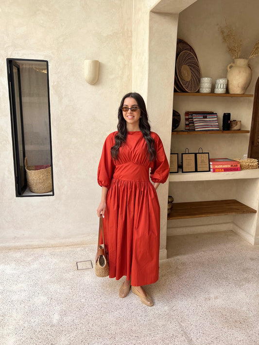 CINTRA RUST DRESS