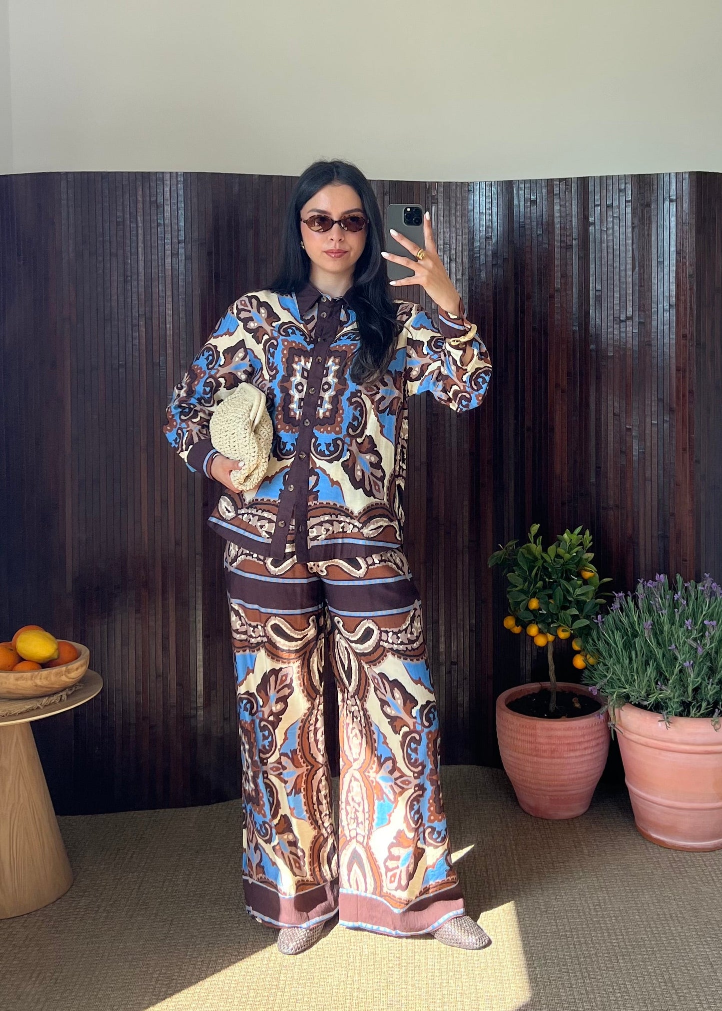 ENSEMBLE MOTIF MARRON