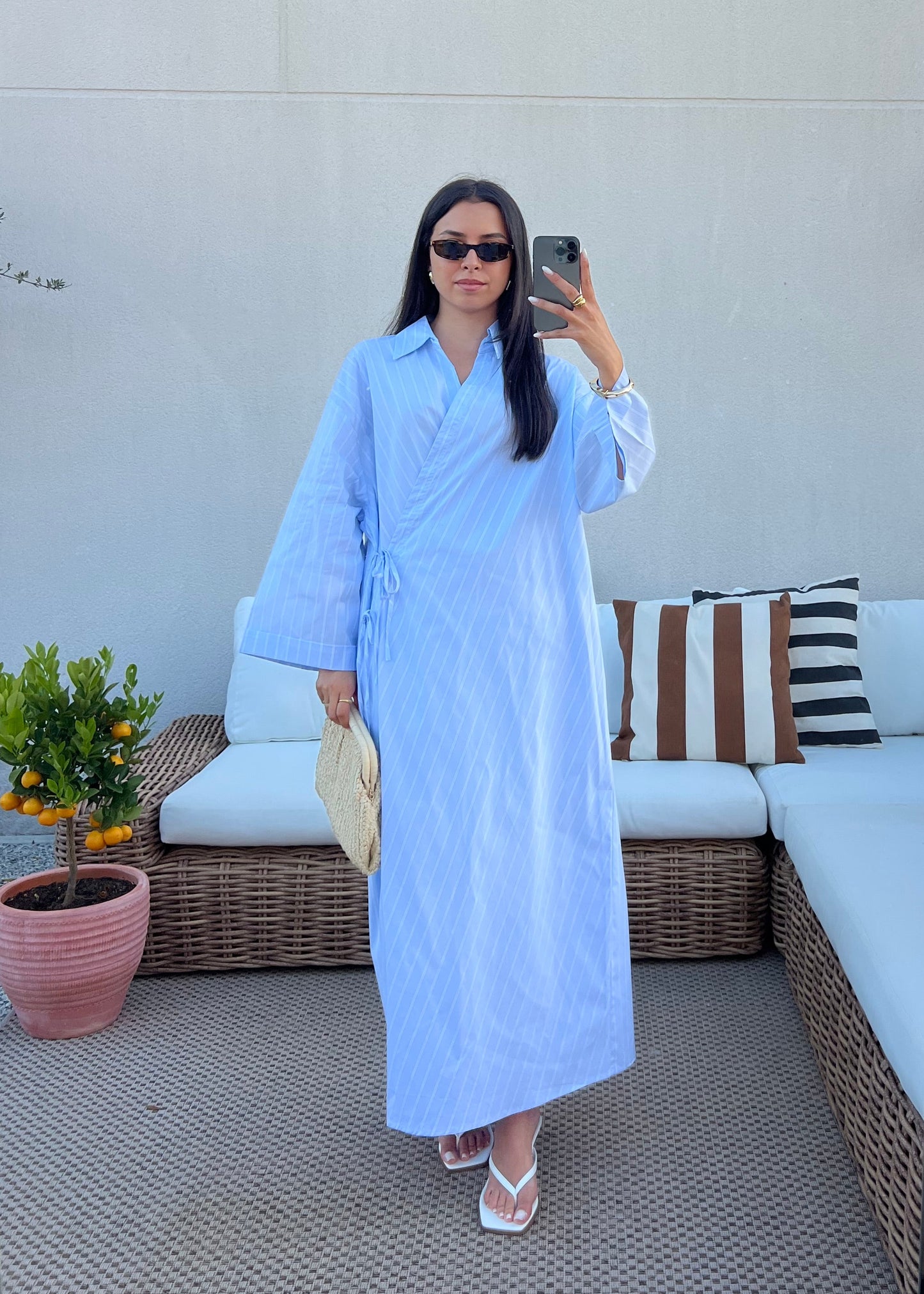ROBE CHEMISE RAYURE
