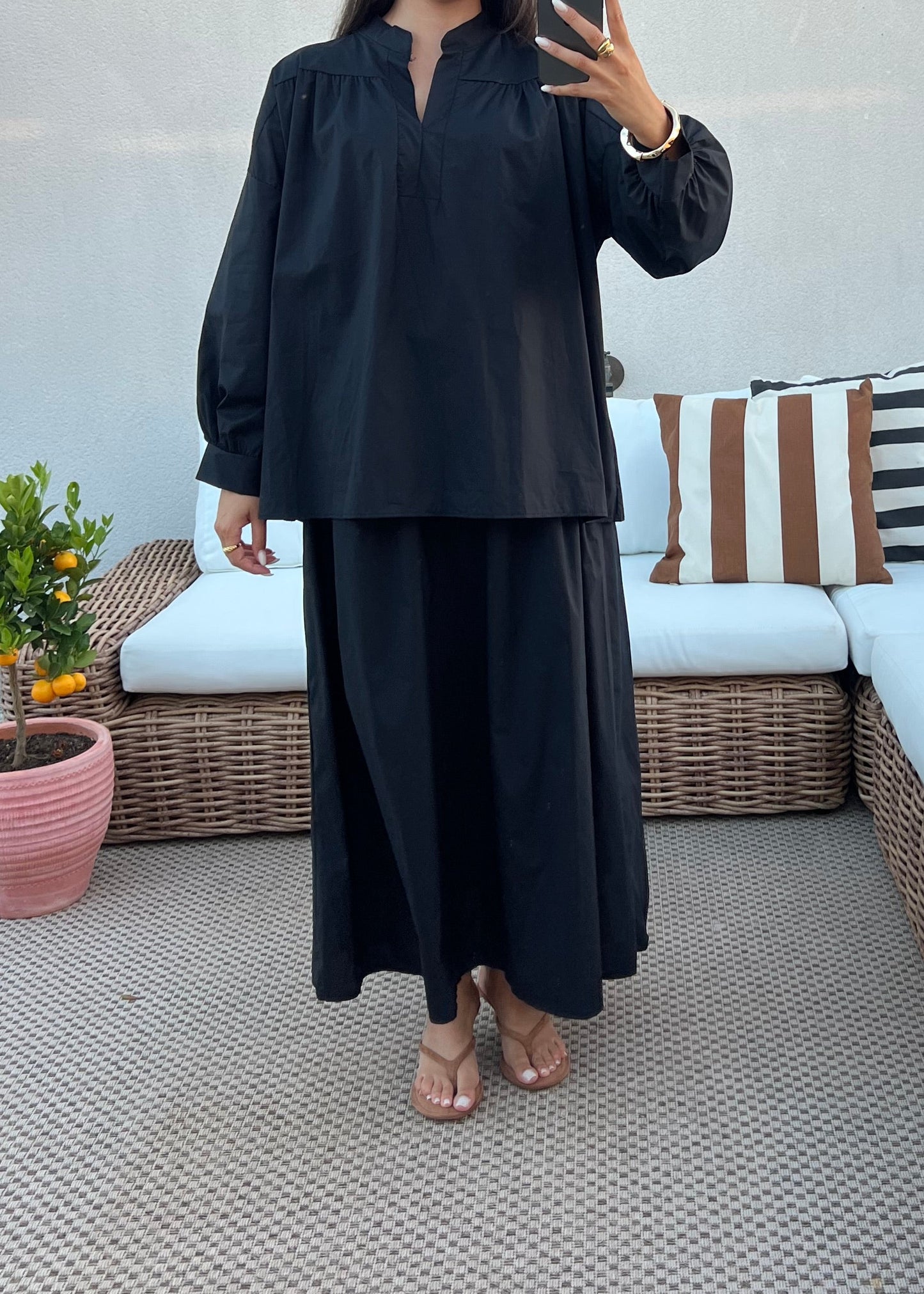 ENSEMBLE JUPE NOIR