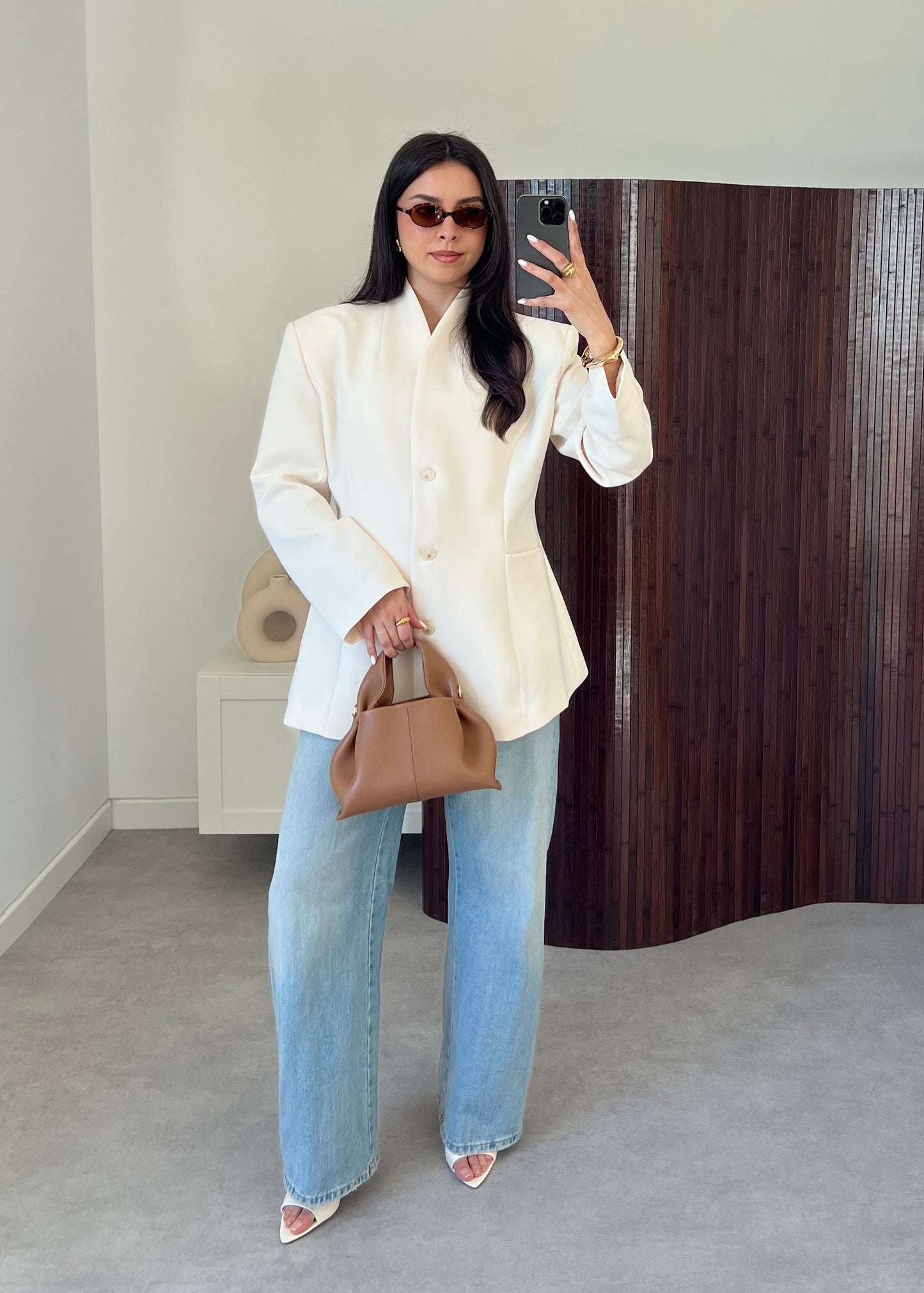 BLAZER ÉCRU