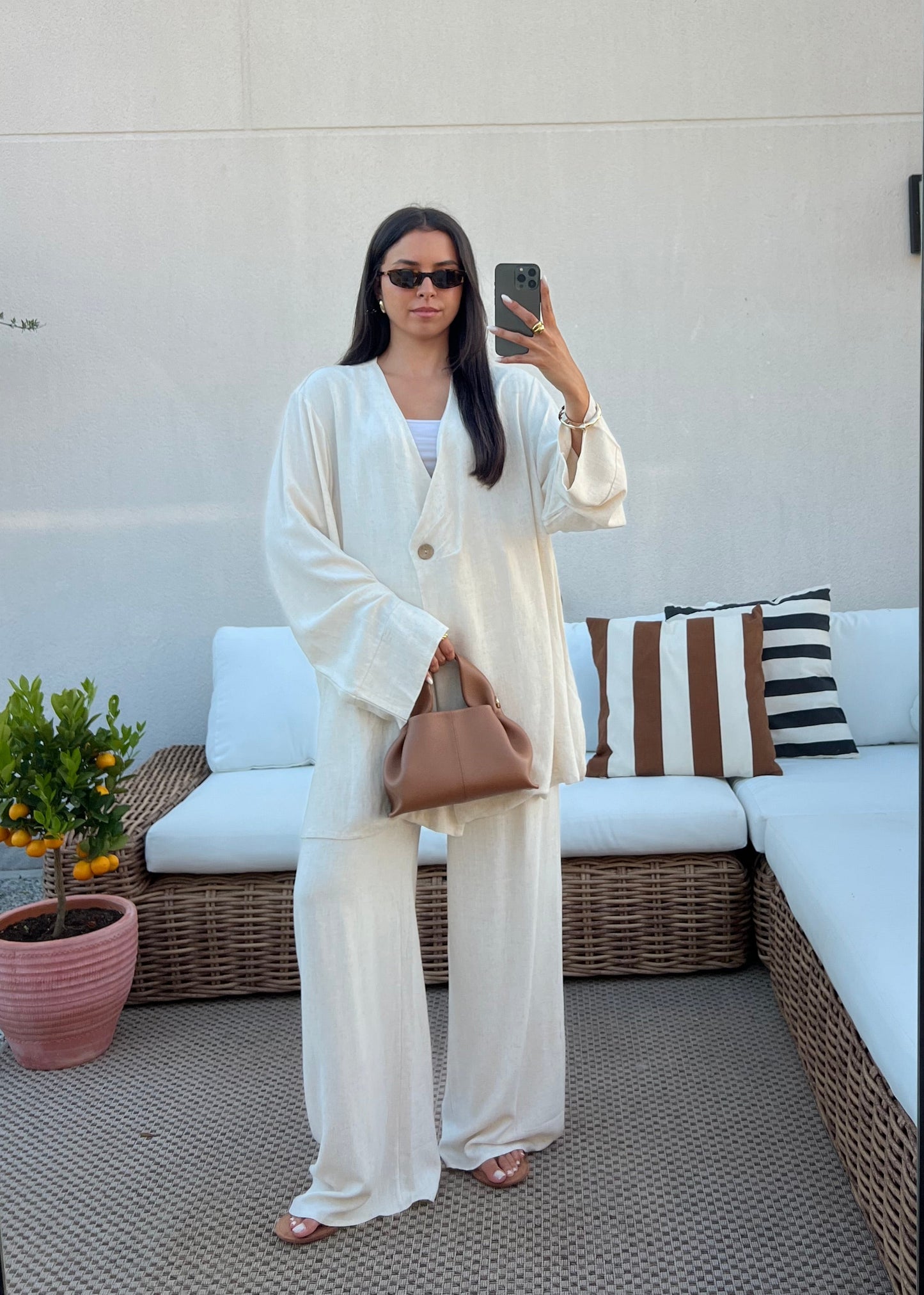 ENSEMBLE LIN MINA BEIGE