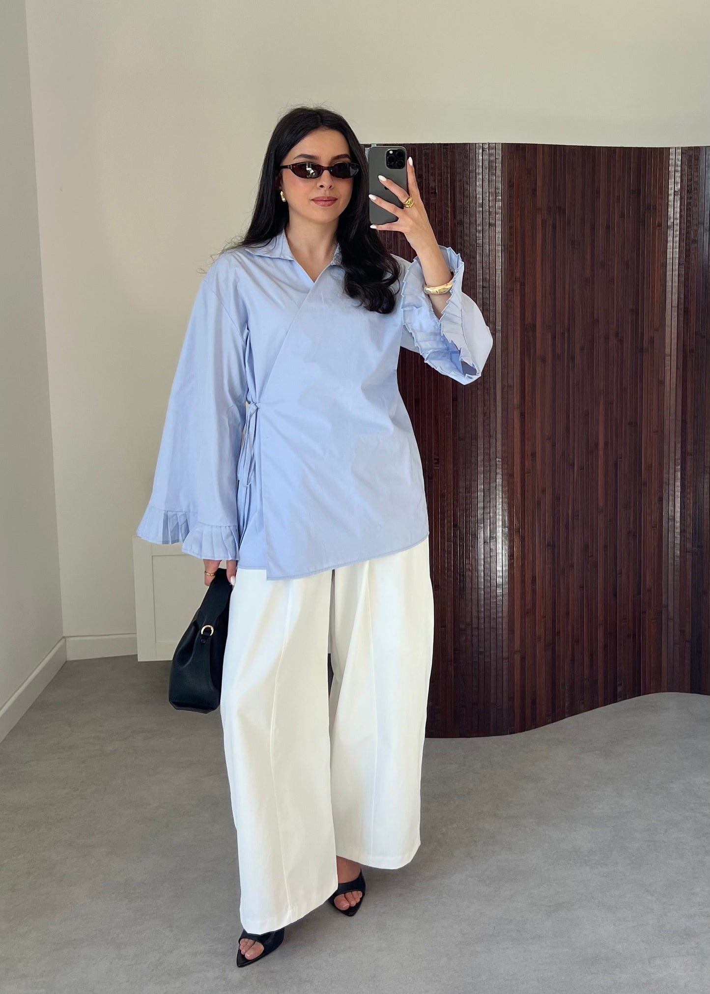 PANTALON BALLON BLANC