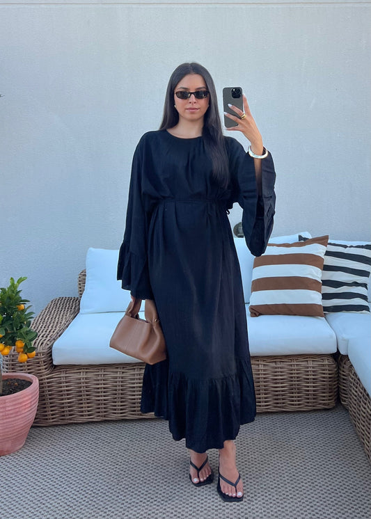 ROBE FLUIDE NOIRE