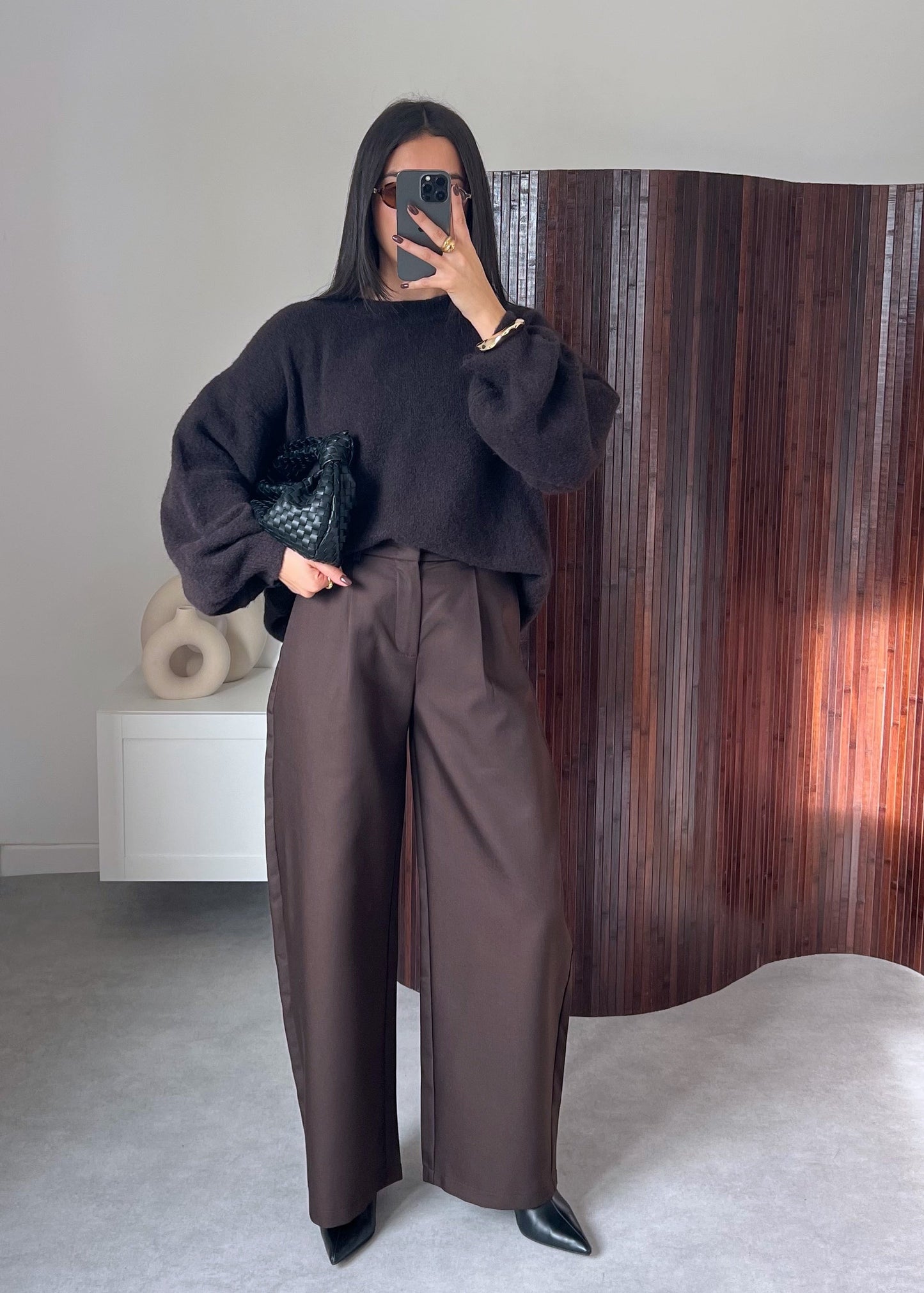 PANTALON BALLON MARRON