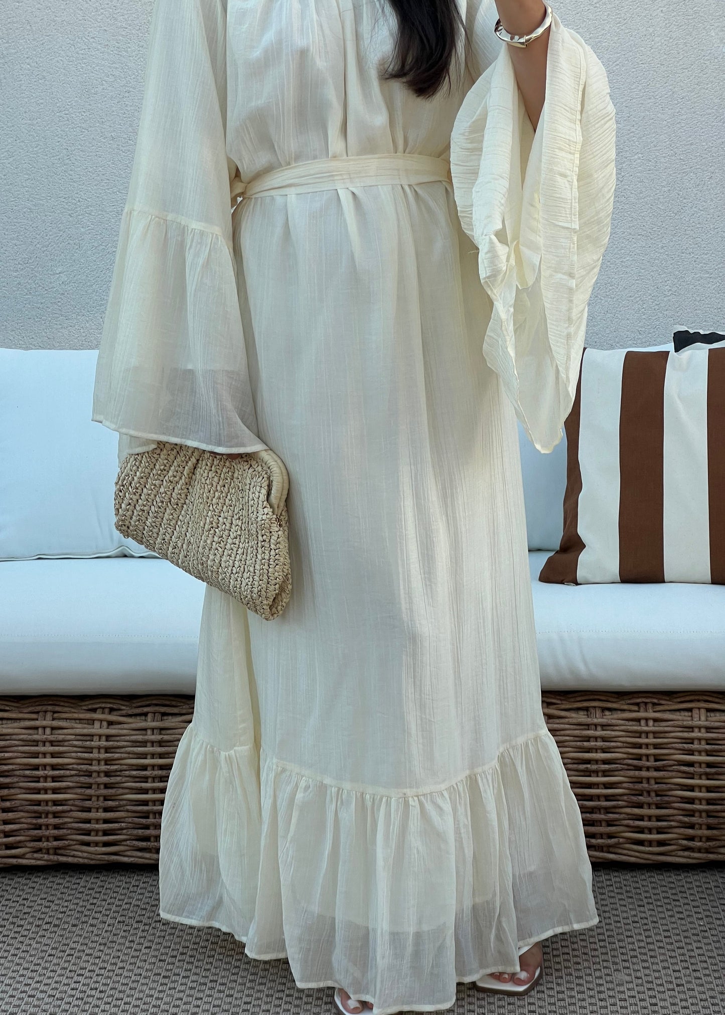 ROBE ÉCRU