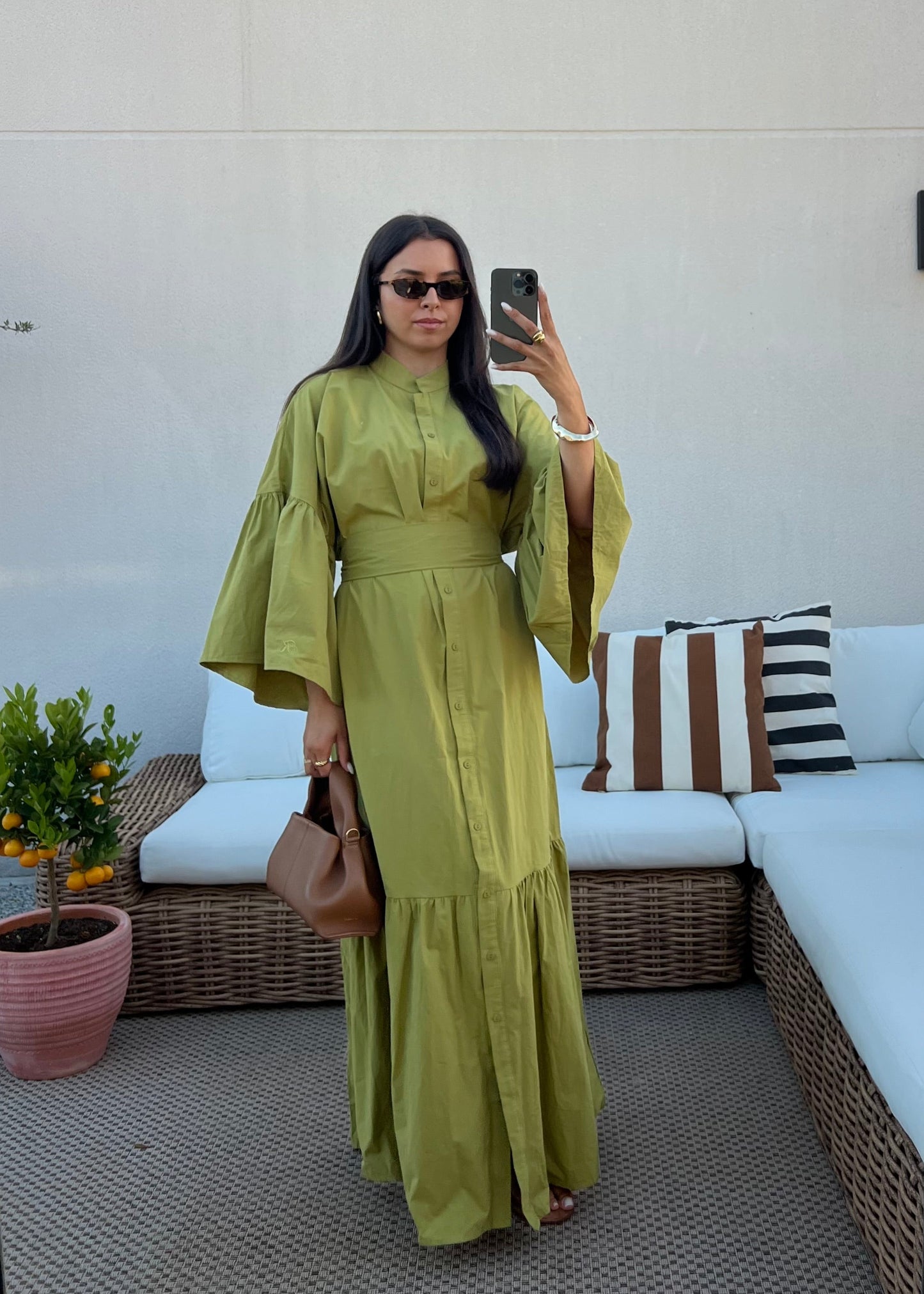 ROBE MIRA OLIVE