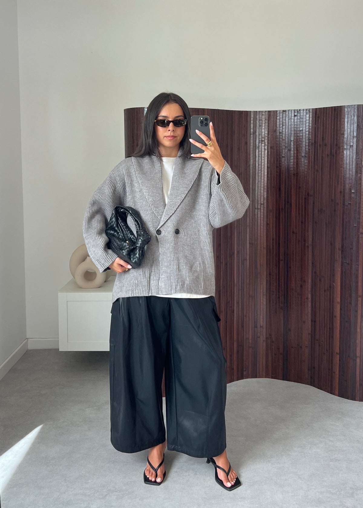 CARDIGAN OVER GRIS