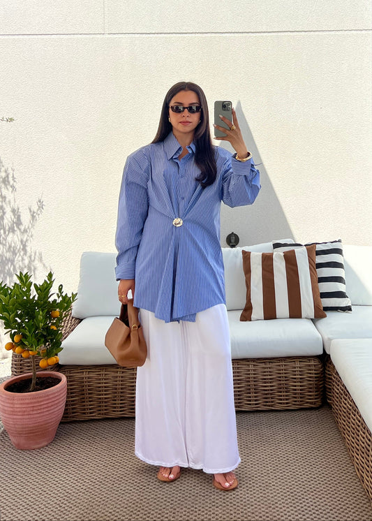 CHEMISE OVERSIZE RAYURE