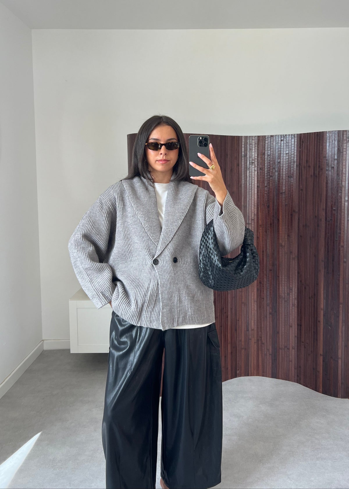 CARDIGAN OVER GRIS
