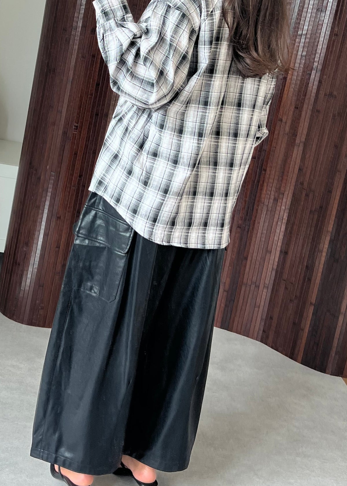 CHEMISE CARREAUX NOIRE