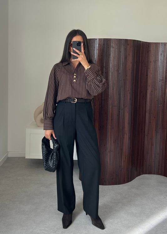 CHEMISE CHOCO RAYURE