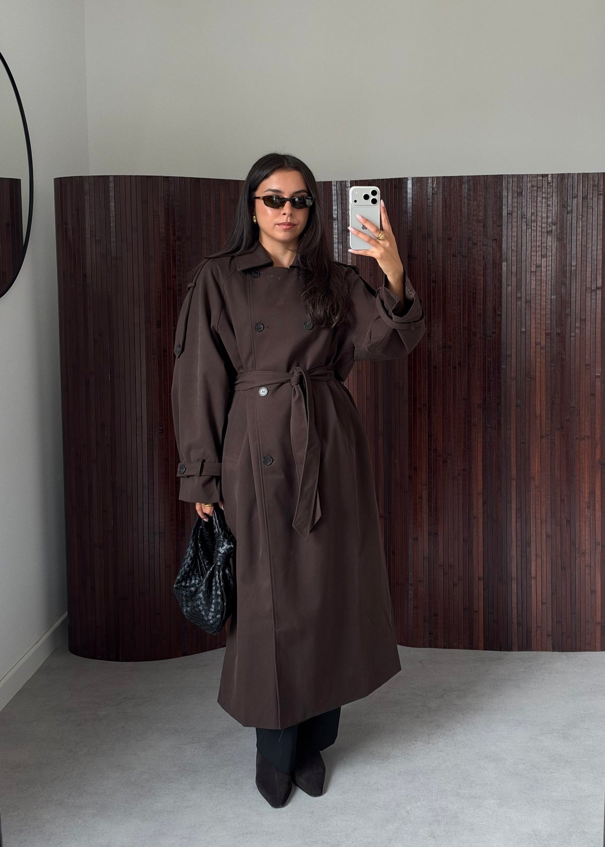 TRENCH MARRON PREMIUM