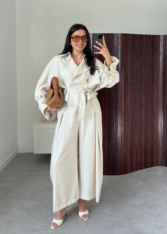 ENSEMBLE SOLENE BEIGE CLAIR