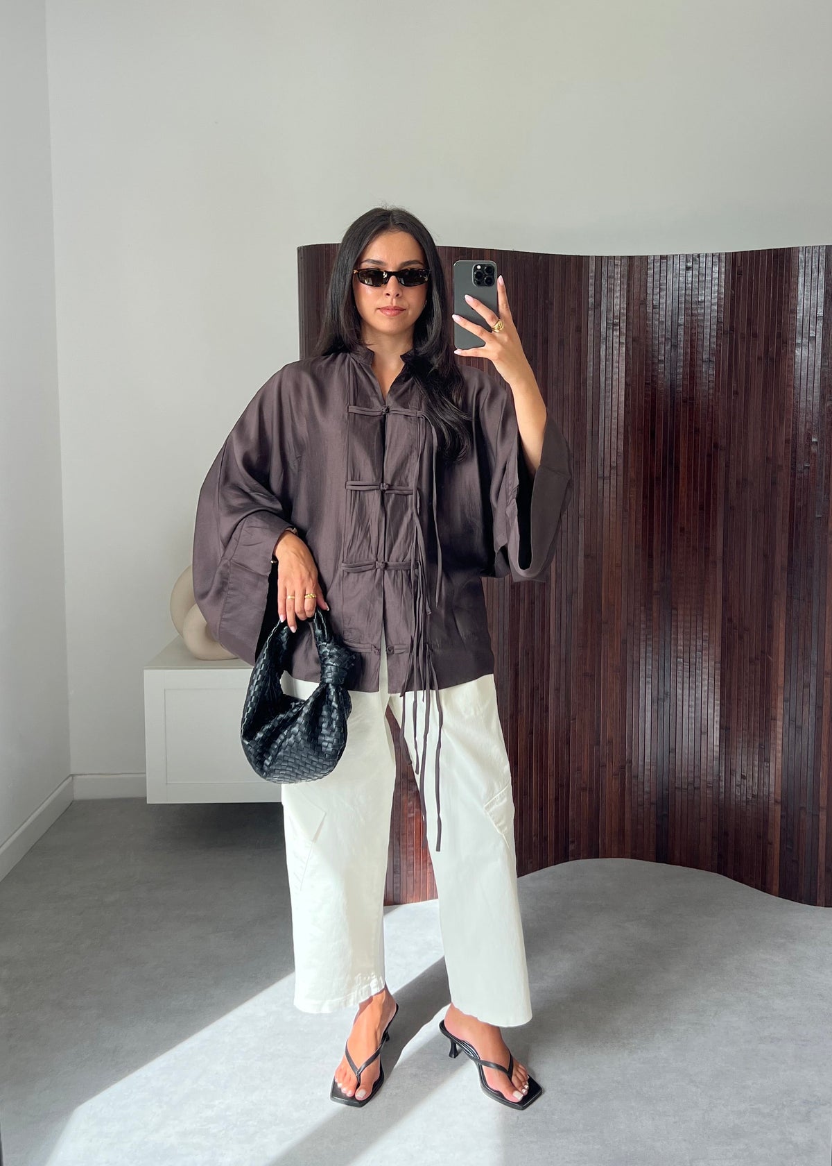 BLOUSE MARRON