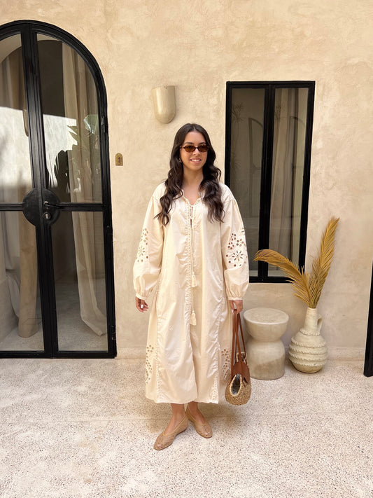LUNA CREAM DRESS