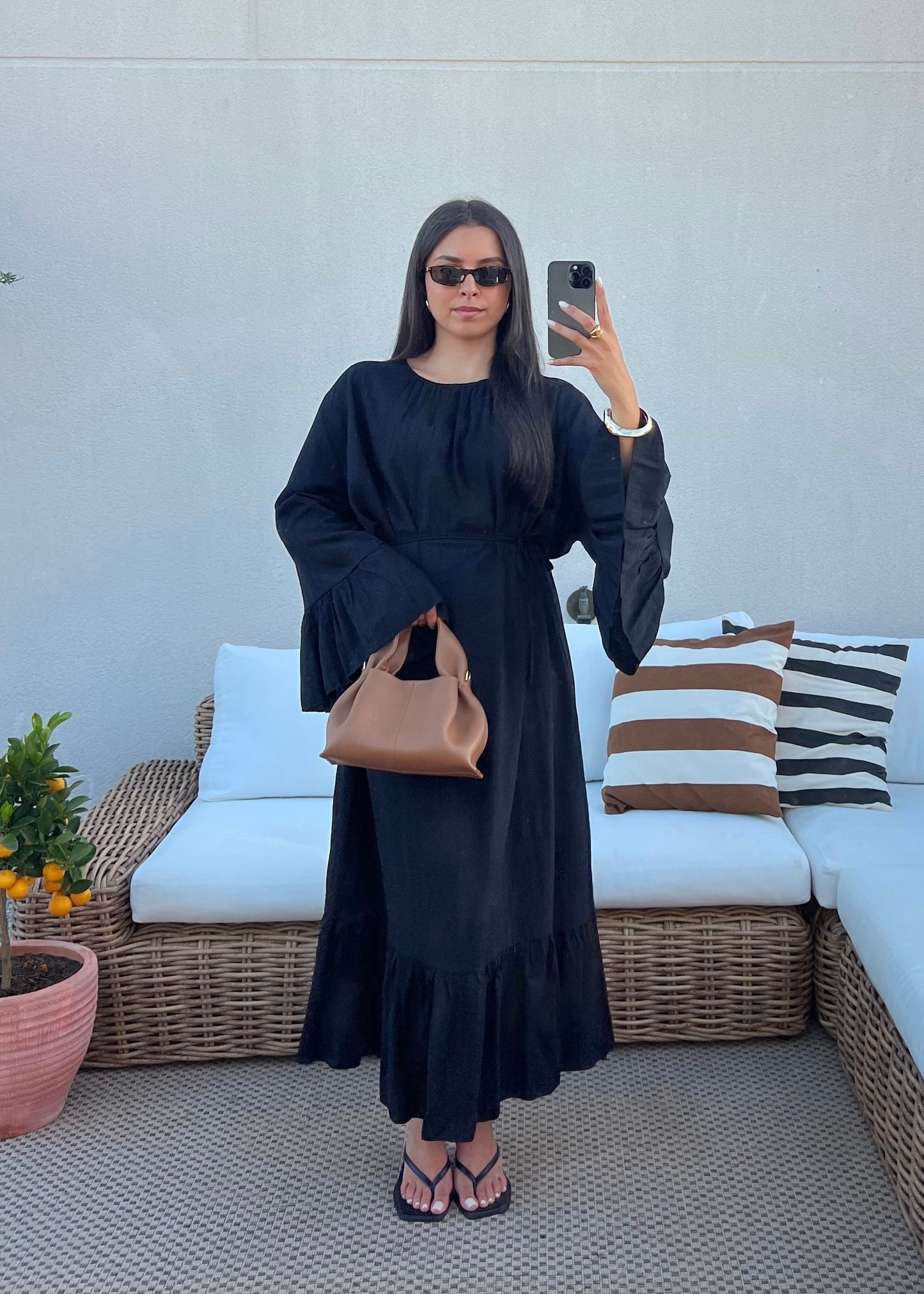 ROBE FLUIDE NOIRE