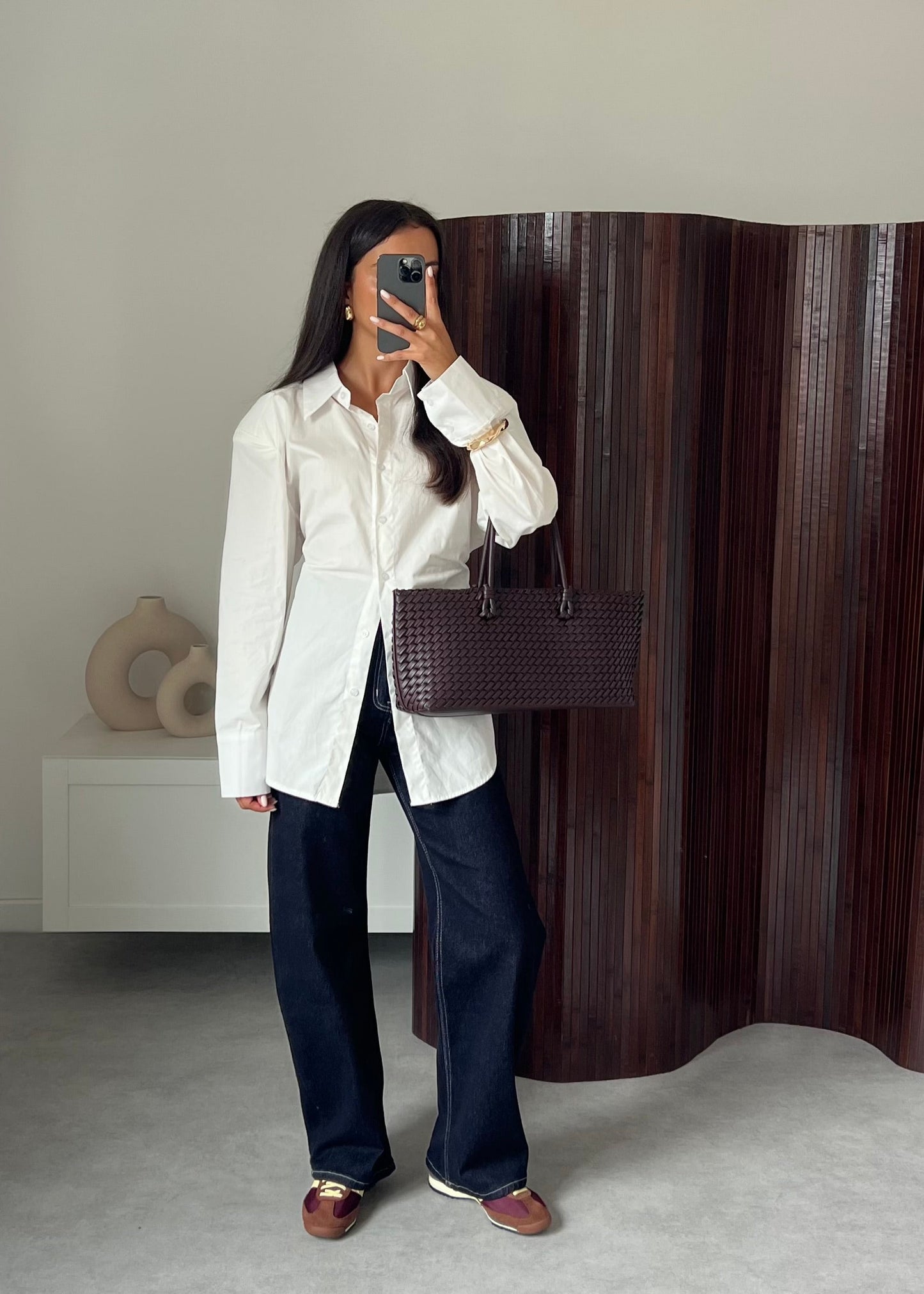 CHEMISE ÉPAULETTE BLANCHE