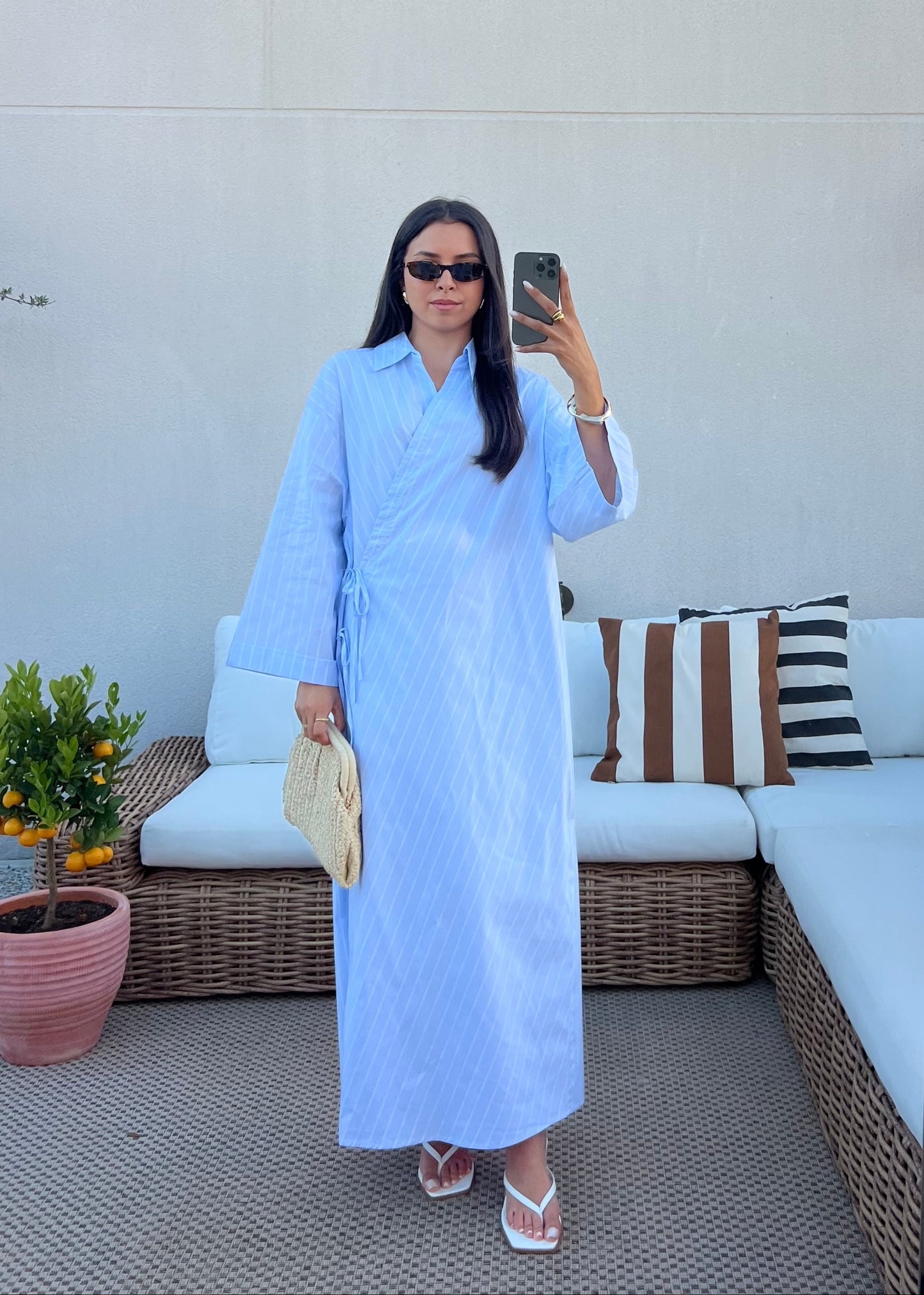 ROBE CHEMISE RAYURE