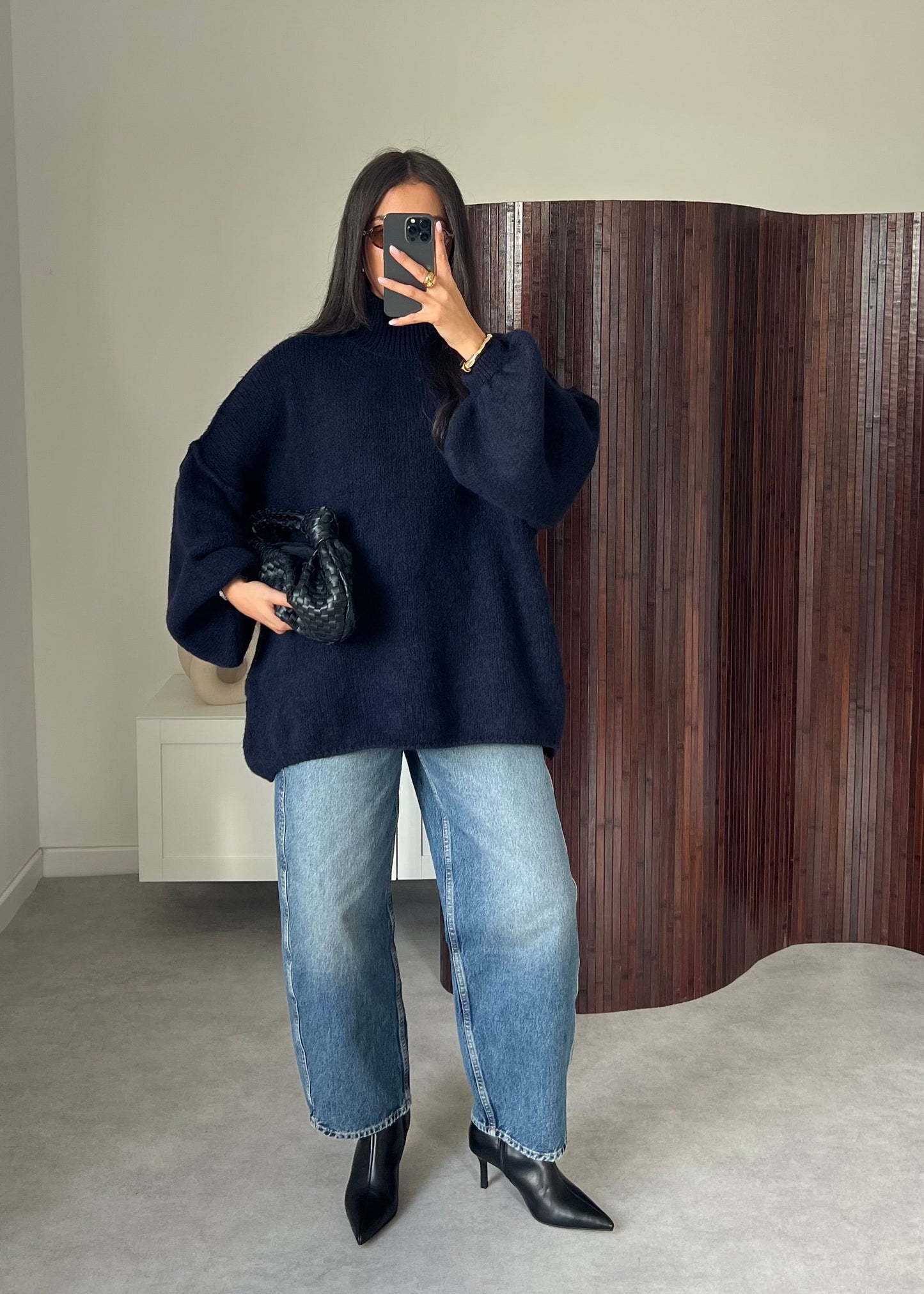 PULL COUTURE BLEU MARINE