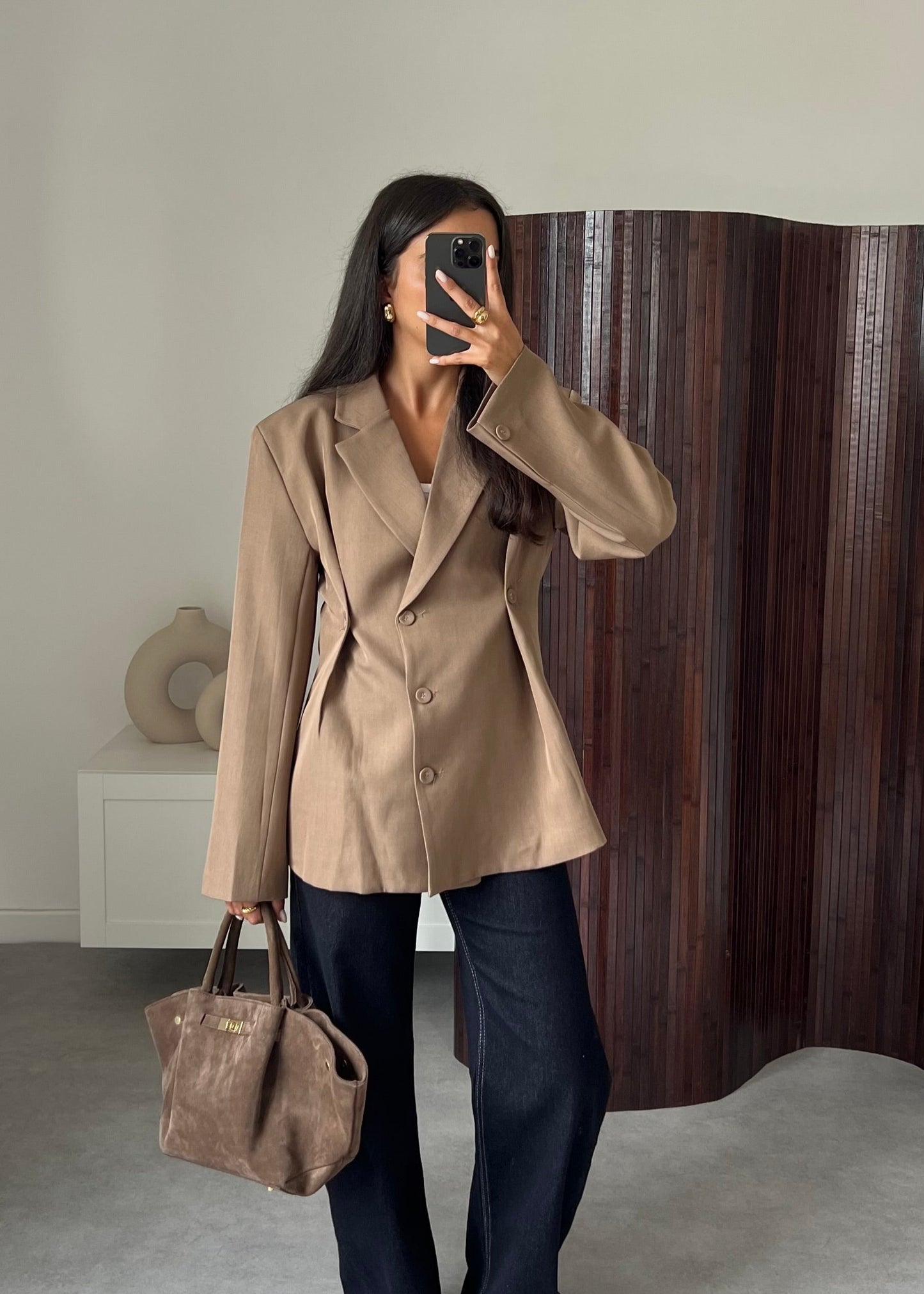 BLAZER CINTRÉ BEIGE