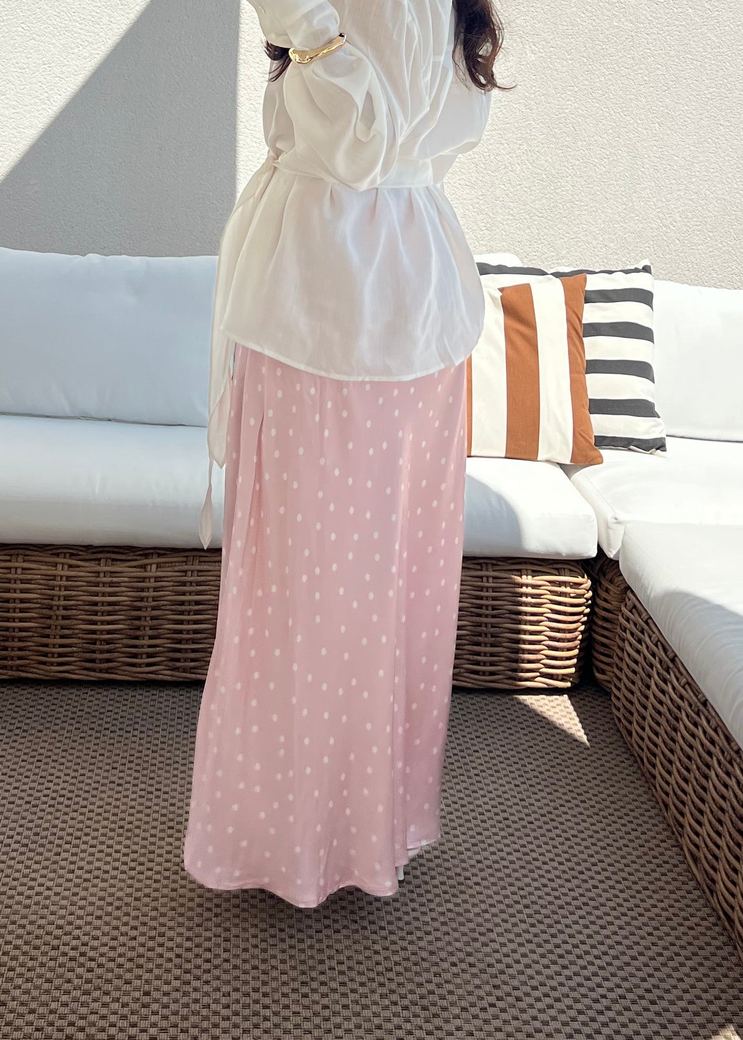CHEMISE BLANCHE À NOUER