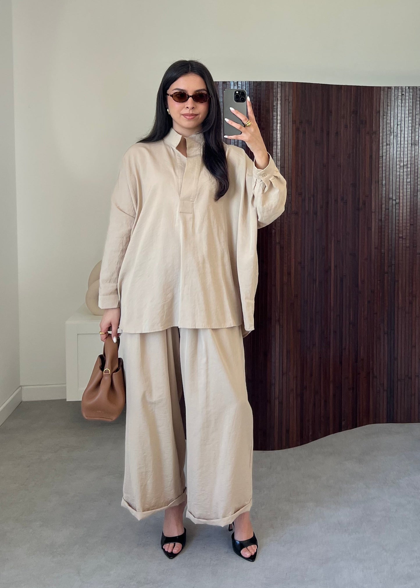 PRECOMMANDE !ENSEMBLE MAY BEIGE