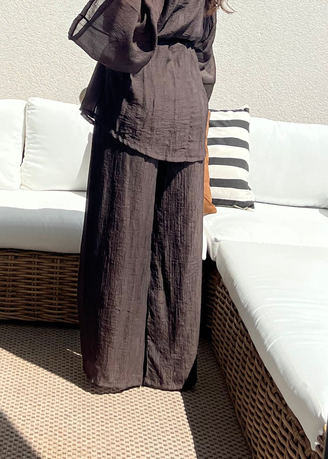 ENSEMBLE KIMONO MARRON
