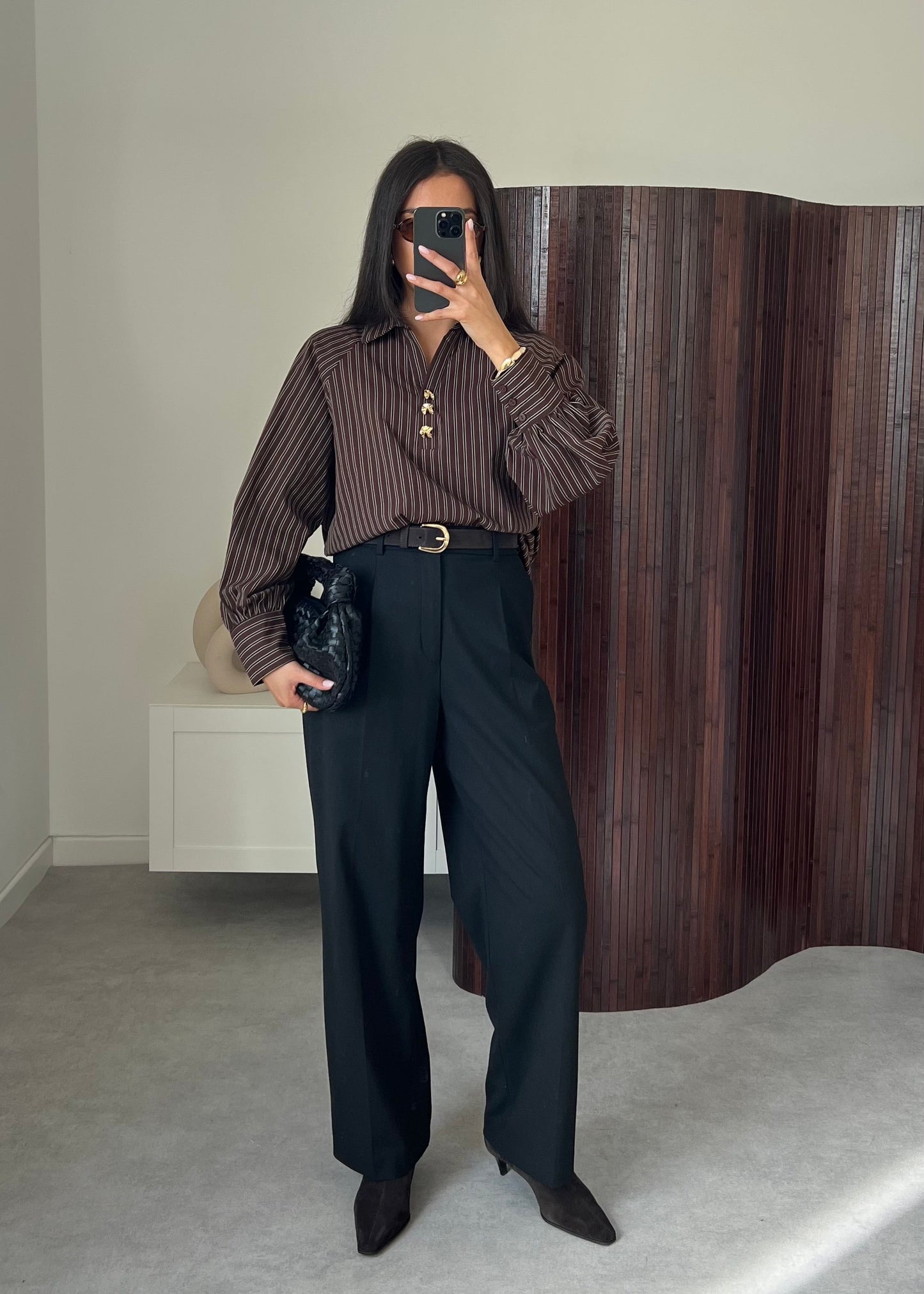 CHEMISE CHOCO RAYURE