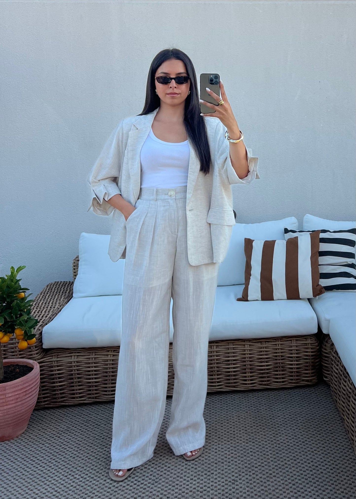 ENSEMBLE BLAZER BEIGE