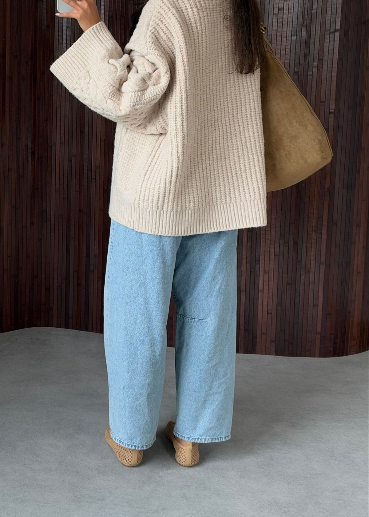 PULL COL CRÈME