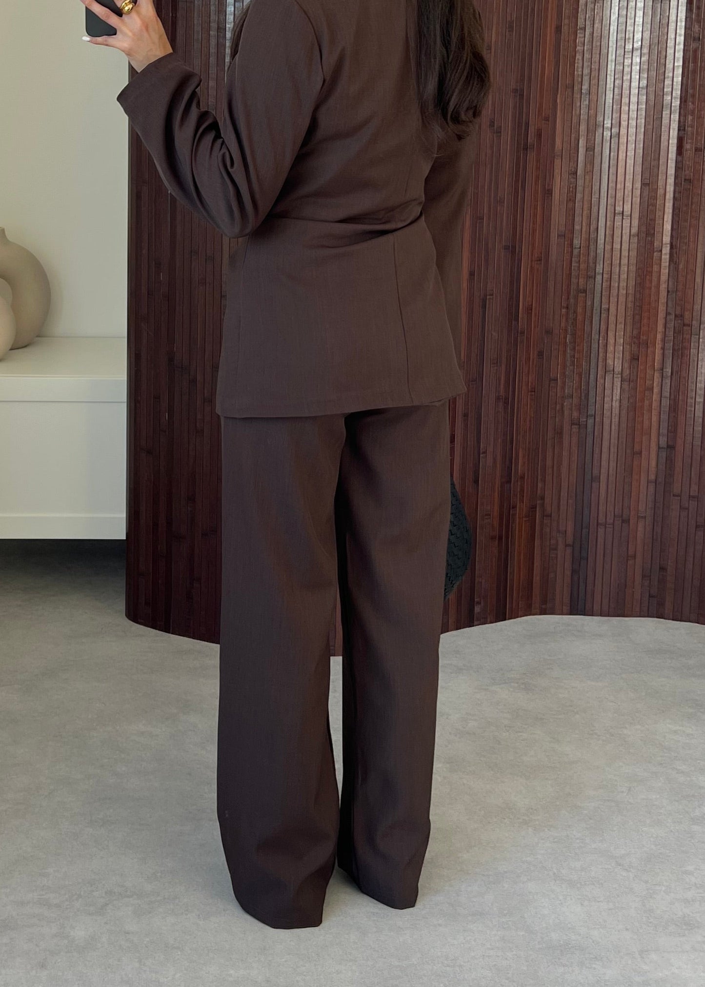 ENSEMBLE BLAZER MARRON