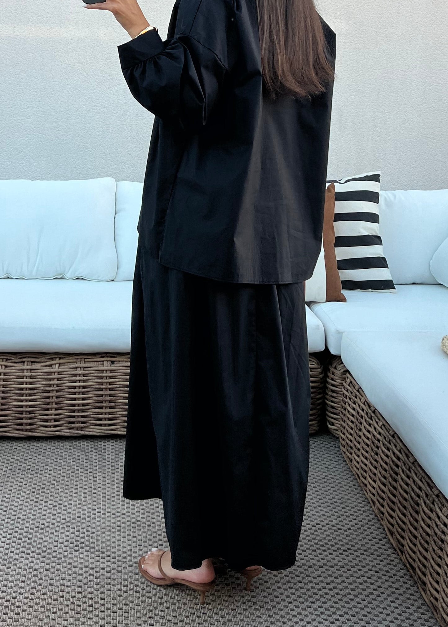 ENSEMBLE JUPE NOIR
