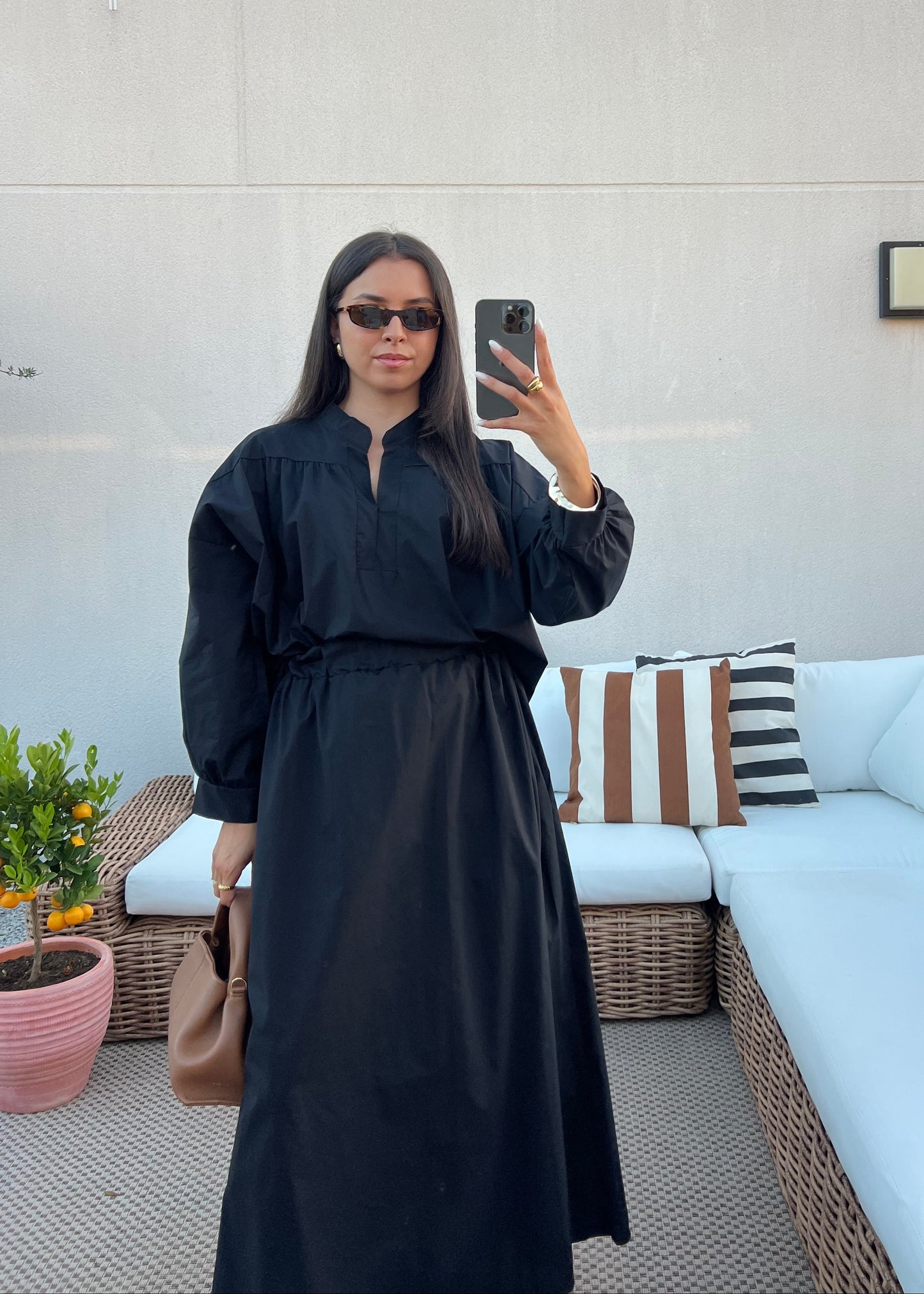 ENSEMBLE JUPE NOIR